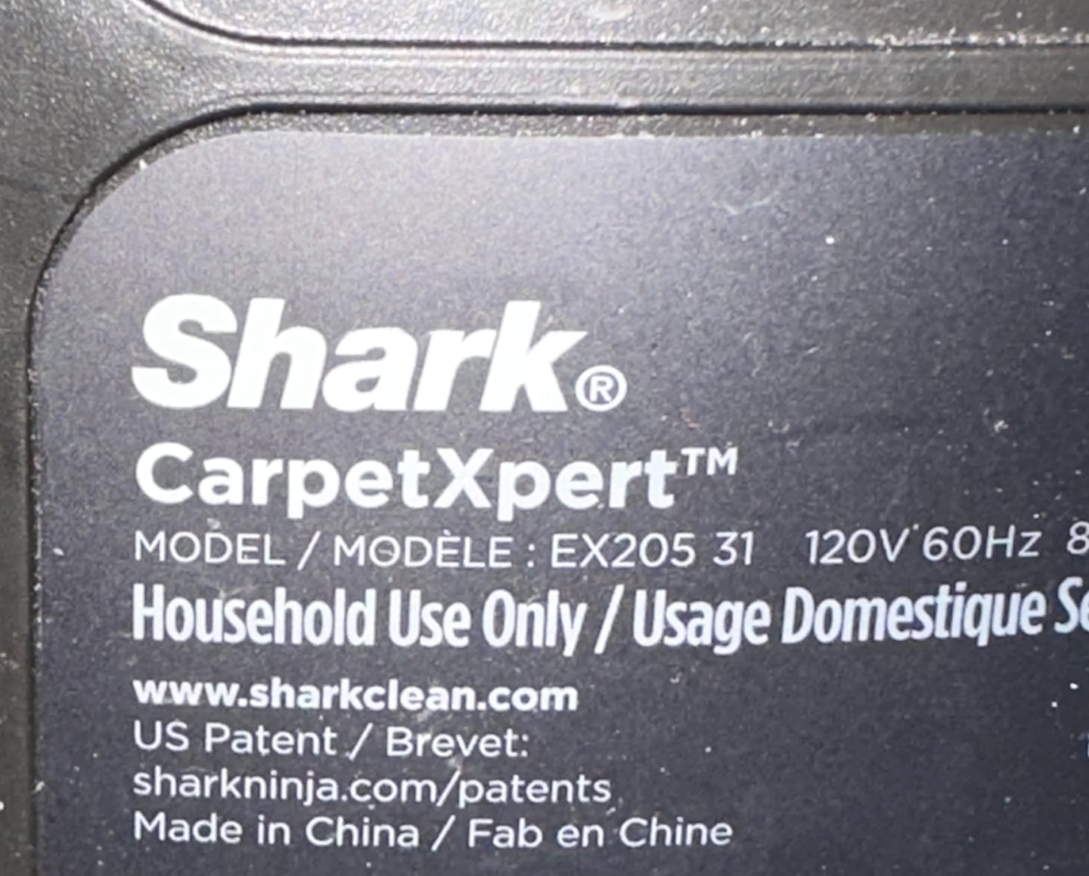 Shark CarpetXpert Upright Carpet, Area Rug & Upholstery Cleaner with StainStriker Handheld Tough Stain Eliminator, EX201 customer photo 2