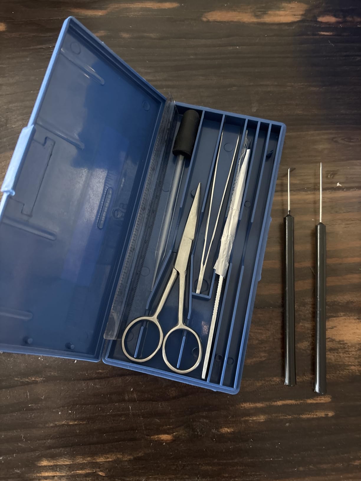 Dissection Kit for Biology Lab & Anatomy - Stainless Steel Scalpel Knife Set for Medical & Veterinary Students, KIT1023-7 Pcs customer photo 1