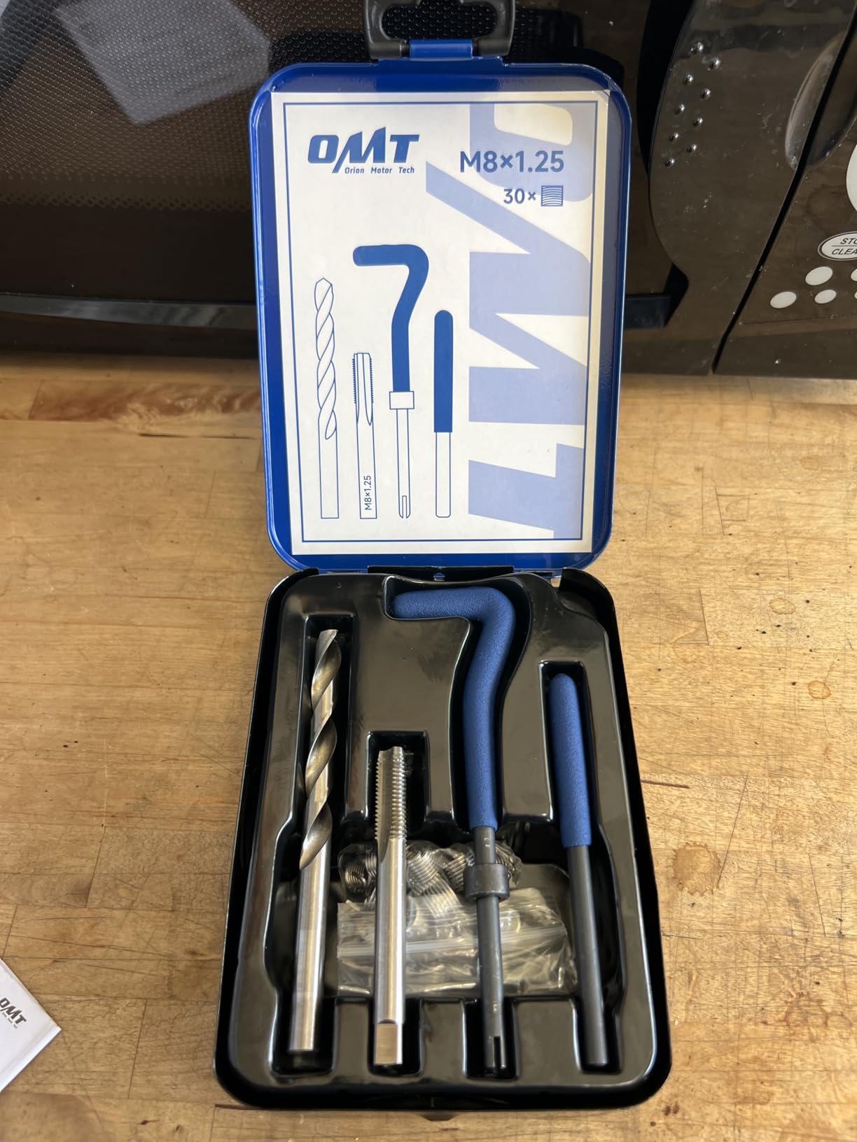 Orion Motor Tech 172pc Thread Repair Kit, Metric Thread Restorer Kit with HSS Drill Bits Taps Inserts Breakoff Installation Tools, Auto Rethreading Restorer Tool Kit in M5 M6 M8 M10 M12 Sizes customer photo 1