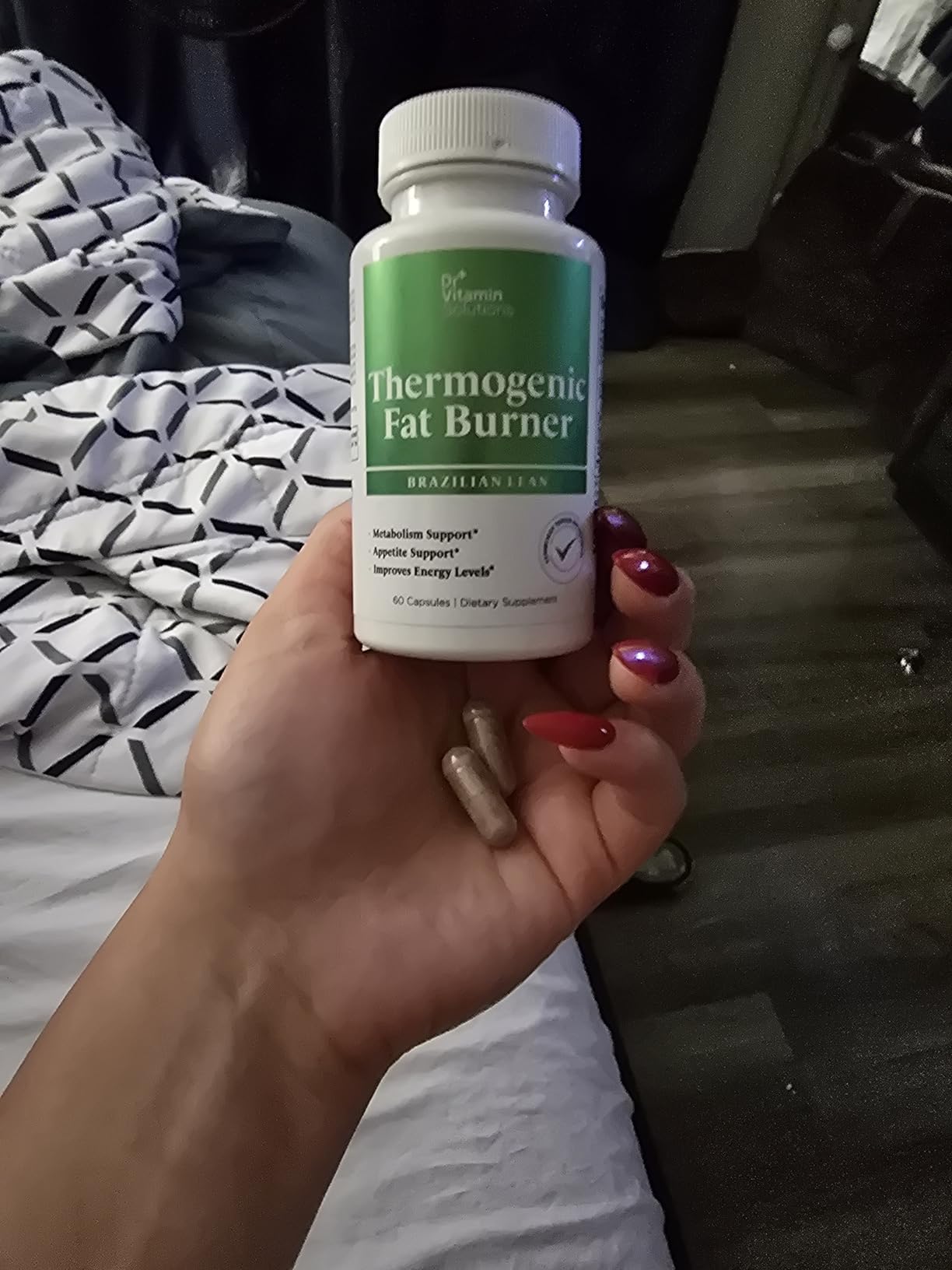 Thermogenic Fat Burner Brazilian Lean, Weight Loss Pills for Women, Waist Trimmer & Supplements for Bloating for Women & Men, 60 Capsules customer photo 1