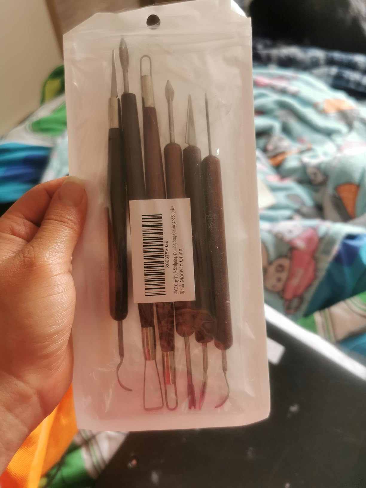 23PCS Clay Tools Sculpting, Ceramic & Pottery Modeling Tool, Ceramics Tools Set, Polymer Tools Kit, Air Dry Clay Tools for Carving, Molding, Pottery Wheel, Crafting Supplies, Pros, Beginners, Adults customer photo 1