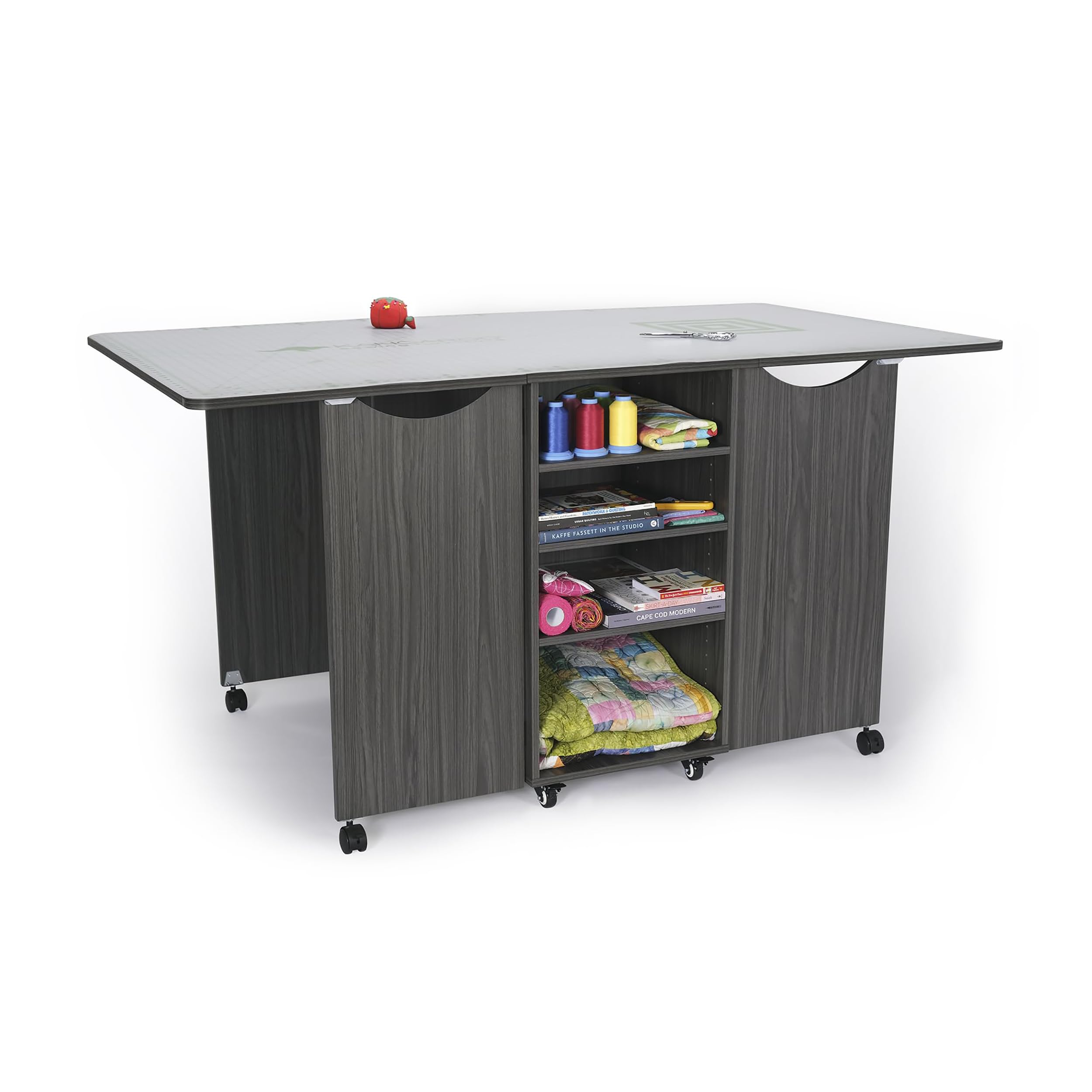 Kangaroo Kookaburra Cutting Table - Large Sewing, Quilting & Craft Workstation with Expandable 70