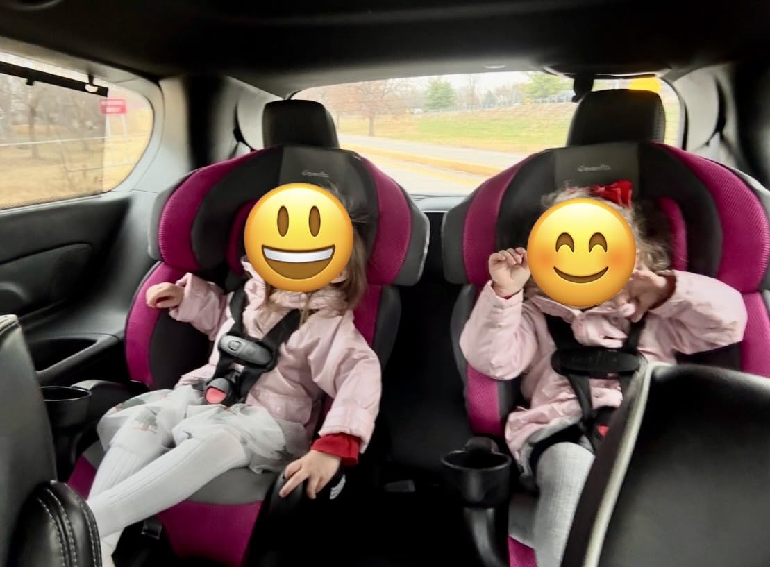 Diono Radian 3R, All-in-One Convertible Car Seat, Rear and Forward Facing, 10 Years 1 Car Seat, Slim Fit 3 Across, Pink Cotton Candy customer photo 2