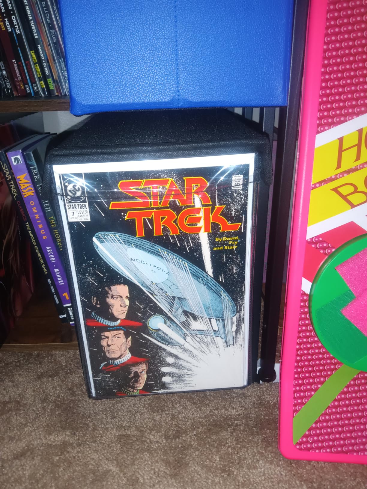 Comic Book Storage Box with Comic Book Display Window [Patent Pending] customer photo 1