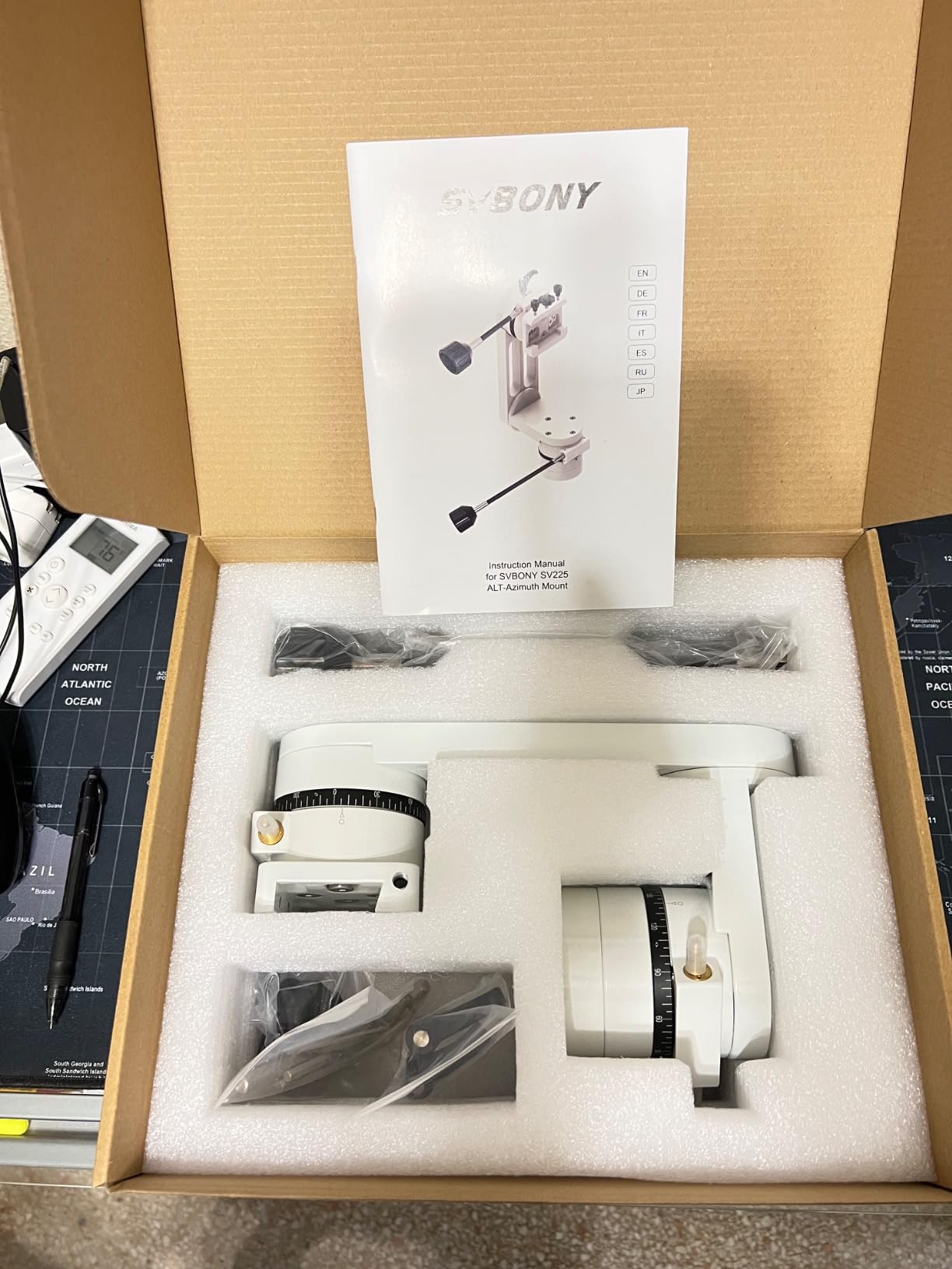 SVBONY SV225 Alt-Azimuth Mount, Adjustable Angle, Load-Bearing 10kg, CNC Hollow Structure customer photo 1