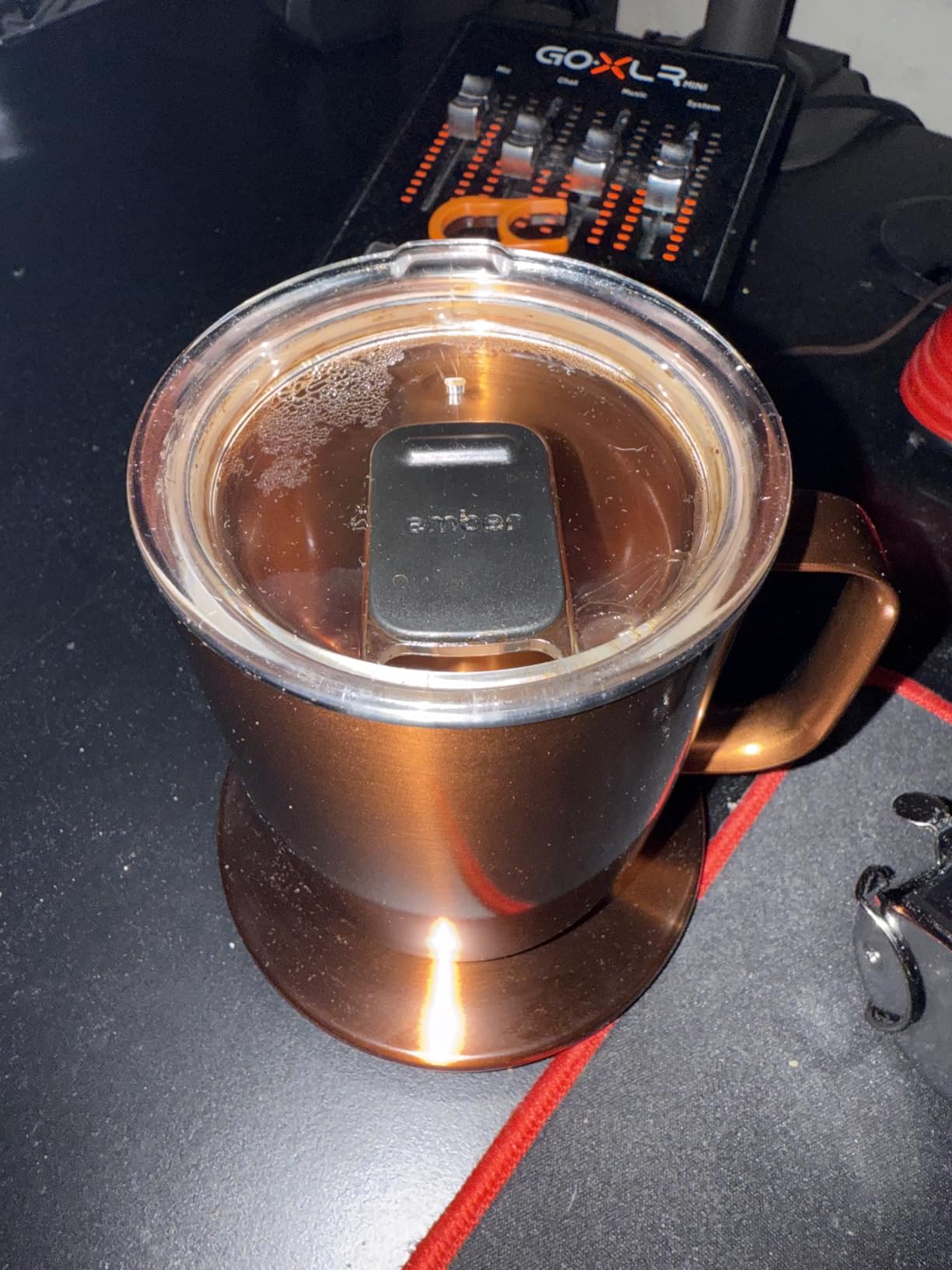 Ember Temperature Control 14oz Smart Mug 2, App-Controlled and Rechargeable Heated Coffee Cup Warmer with Intelligent LED Display, Sage Green. customer photo 2