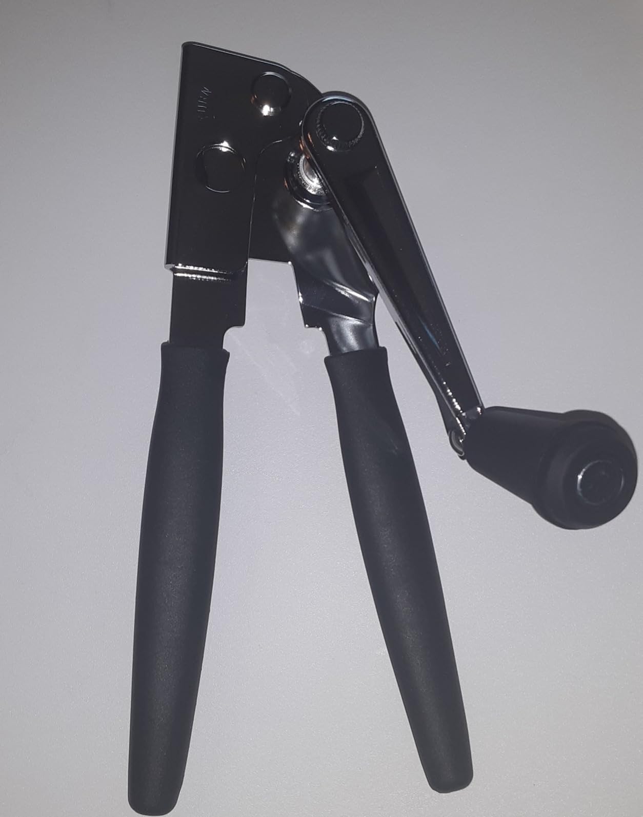 NUFR Crank Can Openers Manual,Heavy Duty Commercial Can Opener with Rubber-coated Long Handles customer photo 1
