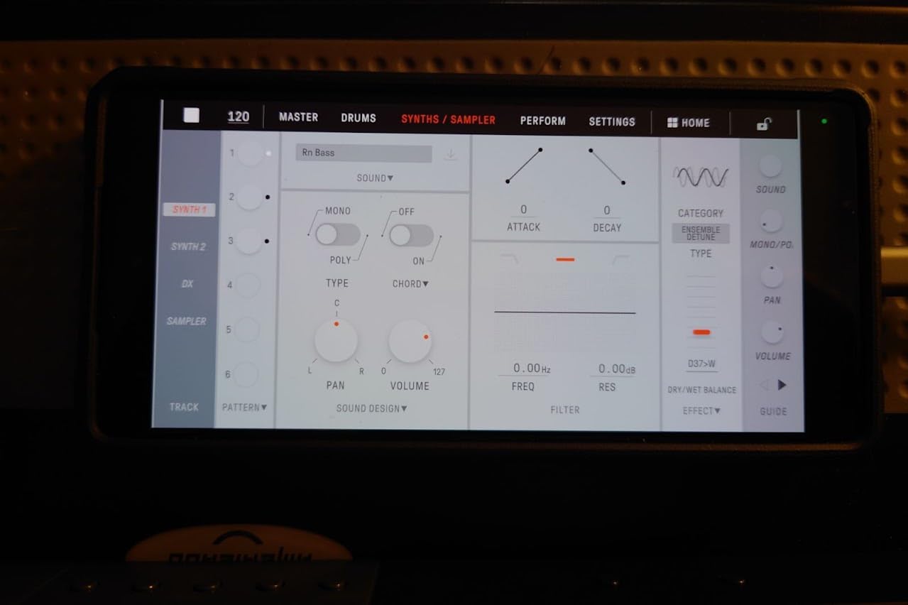 Yamaha SEQTRAK Mobile Music Ideastation, Advanced Sequencer, Onboard Sampling, Built-In Speakers and Microphone, Orange customer photo 1