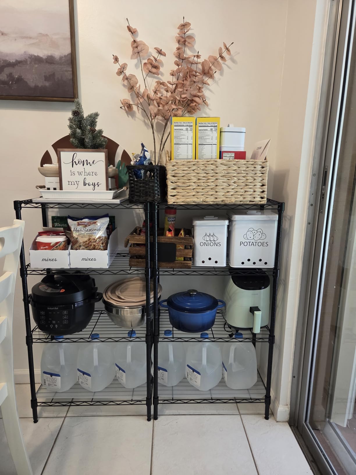 M MZG 1750 lbs Steel Storage Shelving 5-Tier Utility Shelving Unit Steel Organizer Wire Rack for Home,Kitchen,Office,Garage, 1750 LBS Capacity 17.7