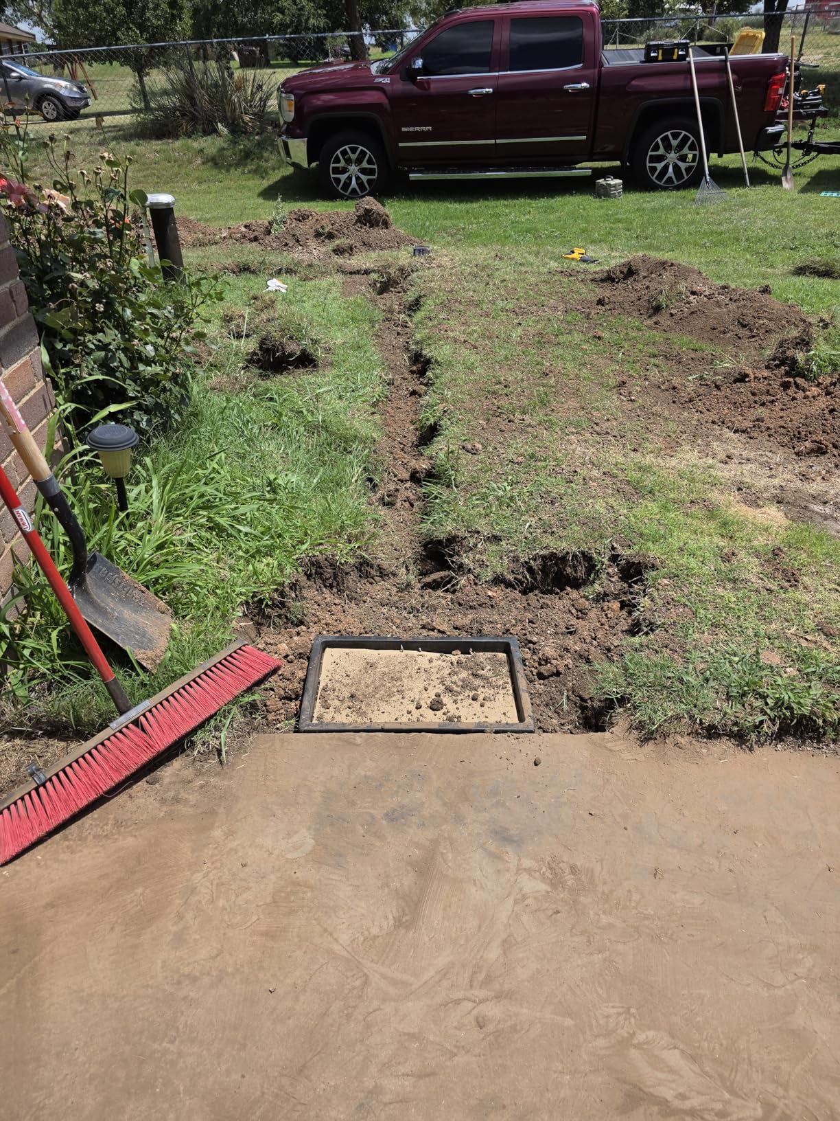 Catch Basin for Drainage with Fiber Glass Grate-18x18x15 in. Large Drainage Basin with Debris Basket, A15 French Drain Basin Without Reserved Hole for Yard, Downspout, Lawn, Municipal Pipeline customer photo 1