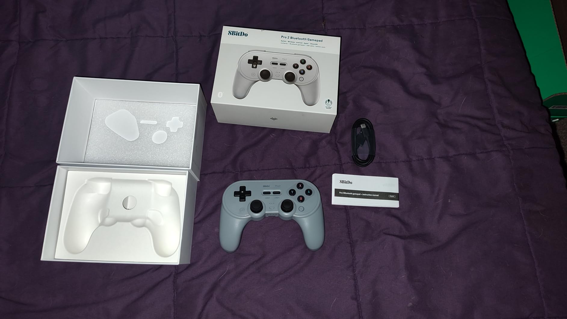 8Bitdo Pro 2 Bluetooth Controller for Switch/Switch 2, Hall Effect Joysticks, 2 Pro Back Paddle Buttons customer photo 2