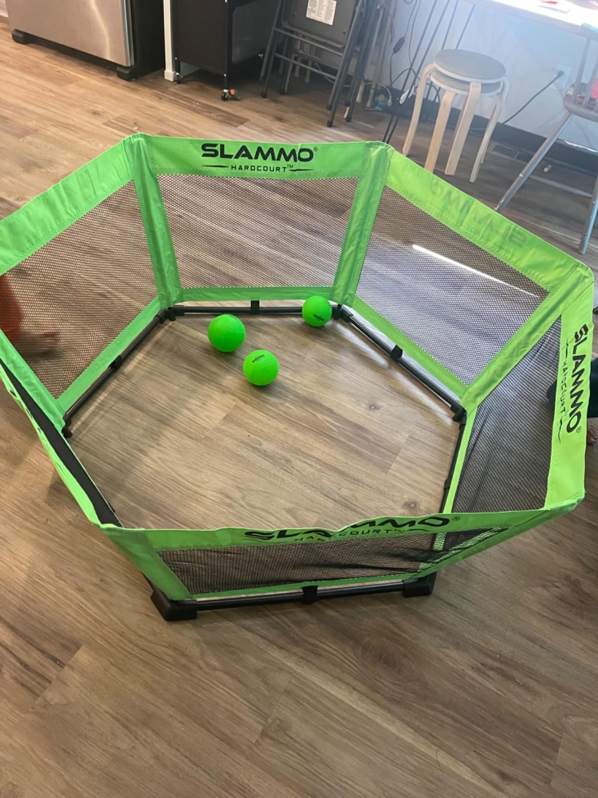 GoSports Slammo Rally - Vertical Net for Longer Rallies - Choose Original or Hardcourt Roundnet Game Set customer photo 1