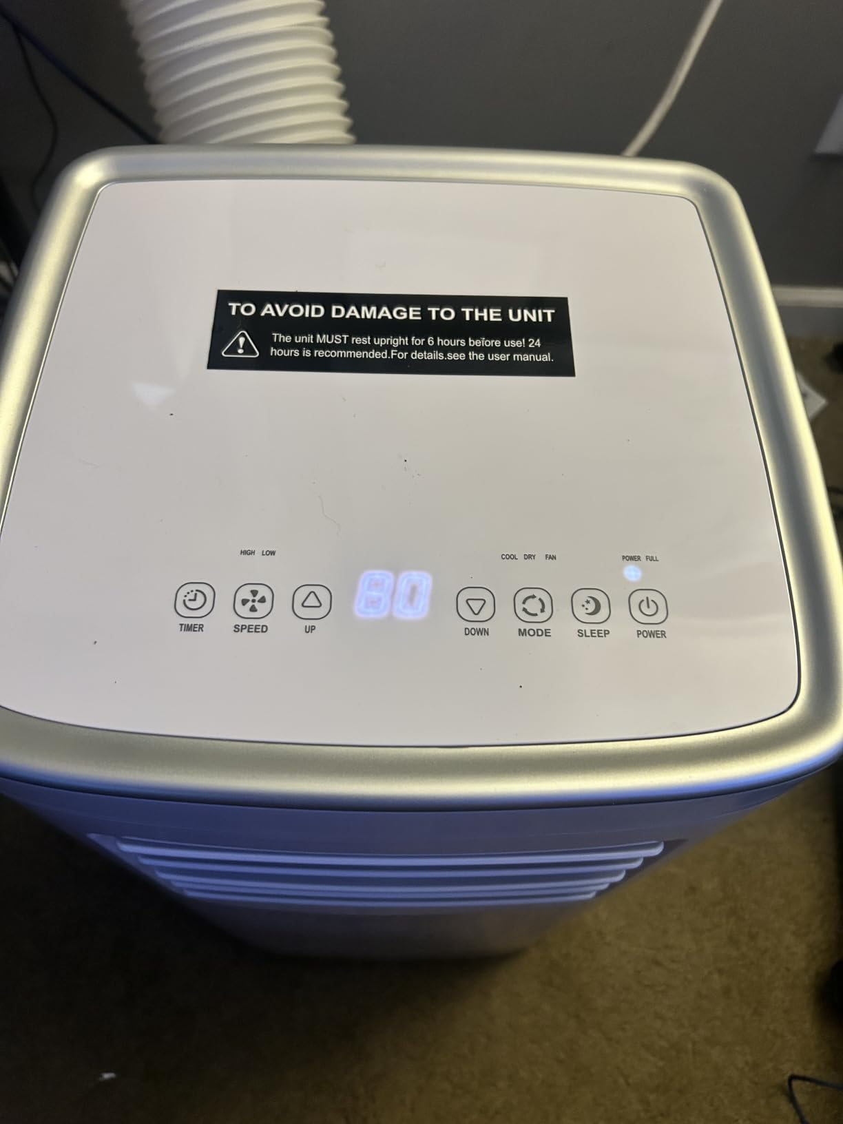 Coolblus Portable Air Conditioners, 8500 BTU Portable AC Cool Up to 360 Sq.Ft, 3 IN 1 with Remote Control, Sleep Mode, Window Kit, No Wall or Window Installation Needed, White-8500BTU customer photo 2