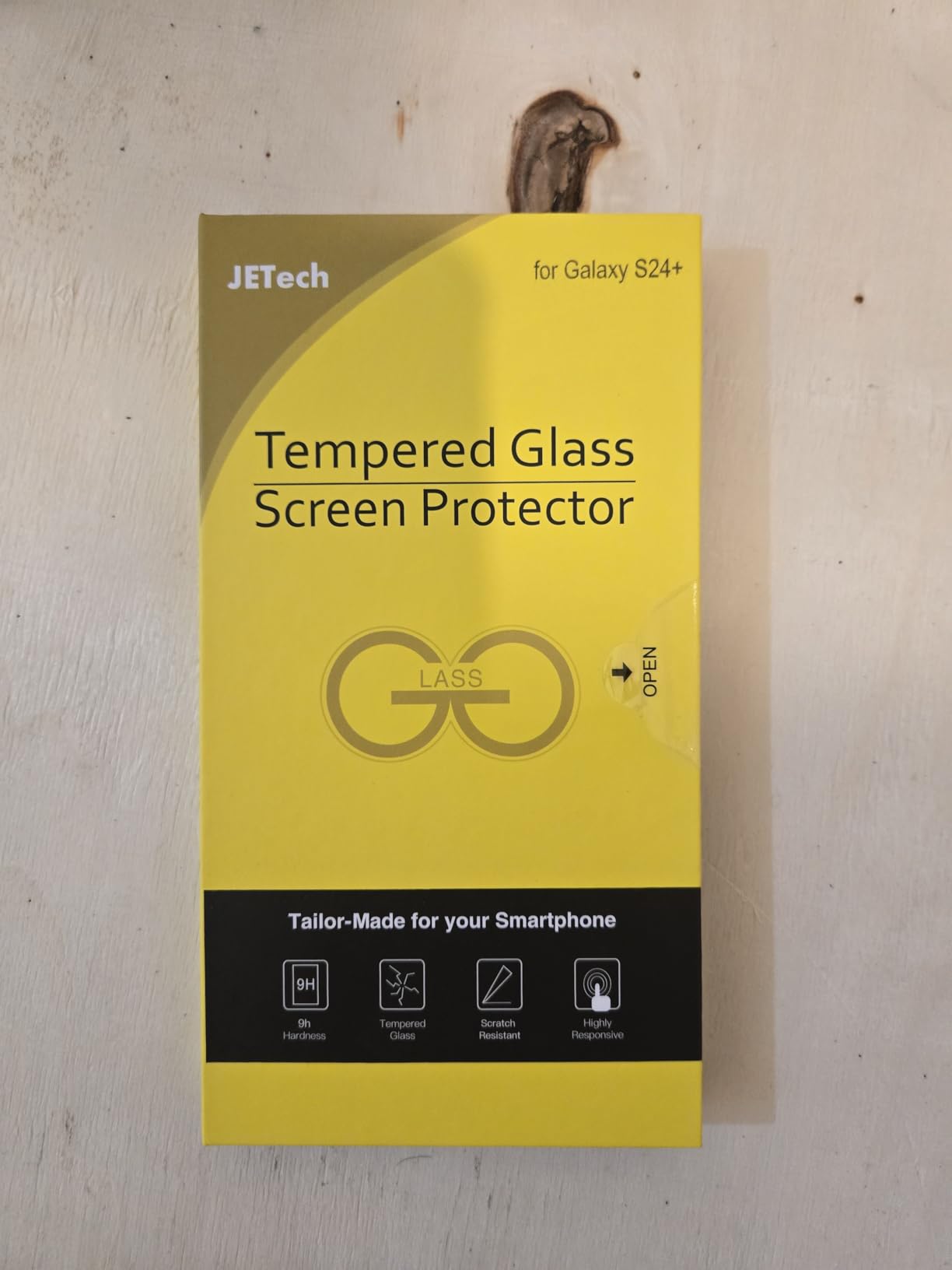 JETech Privacy Screen Protector for Samsung Galaxy S24 5G 6.2-Inch, Anti-Spy Tempered Glass Film, Fingerprint ID Compatible, 2-Pack customer photo 1