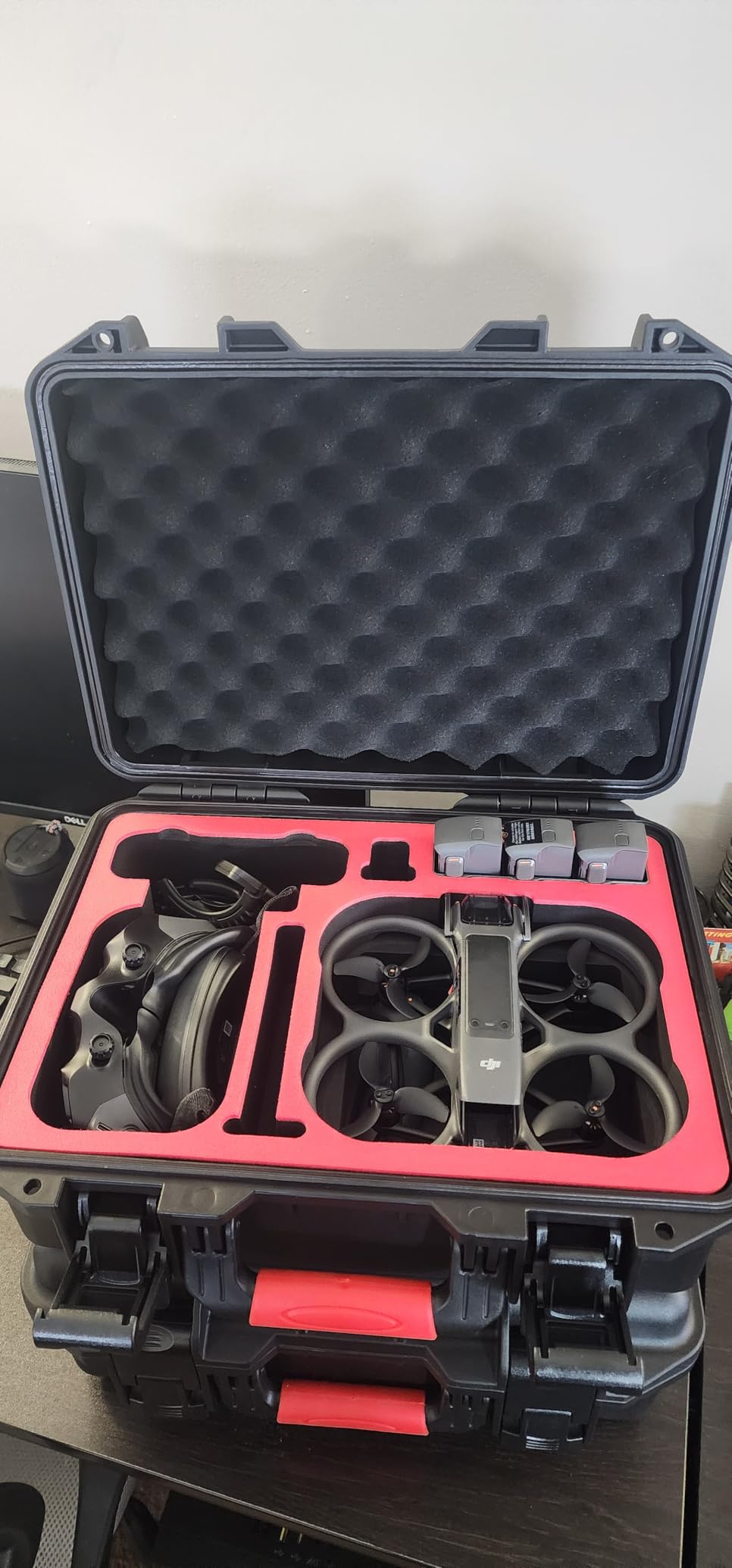 FPVtosky Hard Case for Avata 2 Drone Combo, Waterproof Carrying Case, Fits DJI Goggles 3 [NOT for Goggles N3], RC Motion 3 & DJI FPV Remote Controller 3 Accessories [CASE ONLY] customer photo 2