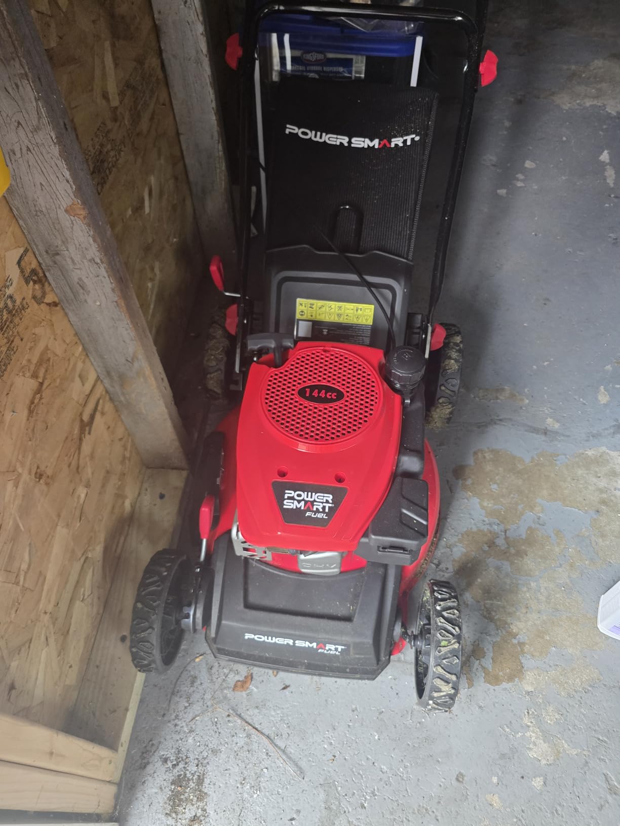 PowerSmart EasyCut 18-Inch 144cc Push Gas Lawn Mower, 3-in-1 Mulch/Bag/Side Discharge, Steel Deck, 6 Height Adjustment customer photo 1