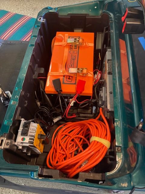 Cloudenergy 48V(51.2V) 105Ah LiFePO4 Lithium Golf Cart Battery Built-in 250A BMS,with Mobile APP,Touch Monitor and retention strap,6000+ Cycles,Perfect for Golf Carts(GFA48V-105AH With Charger) customer photo 2
