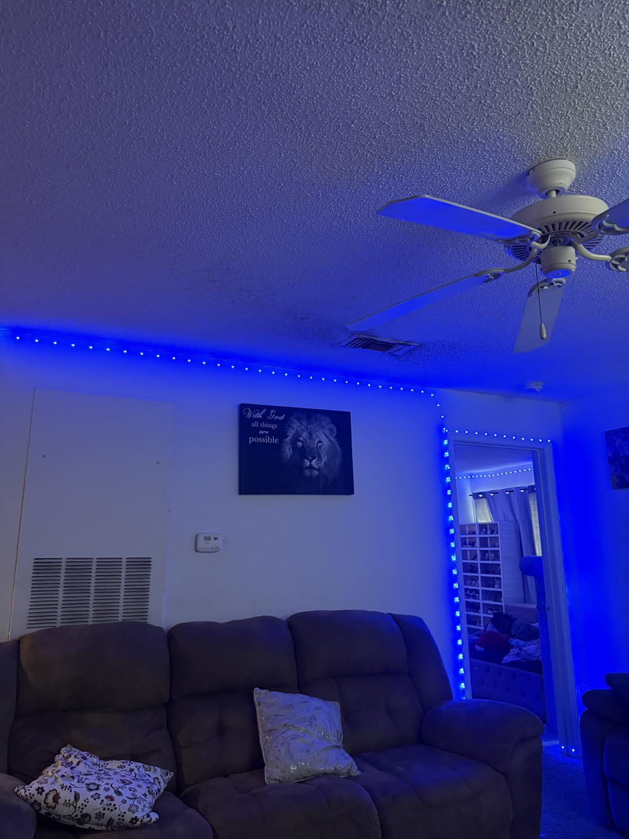 DAYBETTER LED Strip Lights 130ft Lights Strip for Bedroom, Desk, Indoor Room Bedroom RGB Decor with Remote and 24V Power Supply customer photo 1