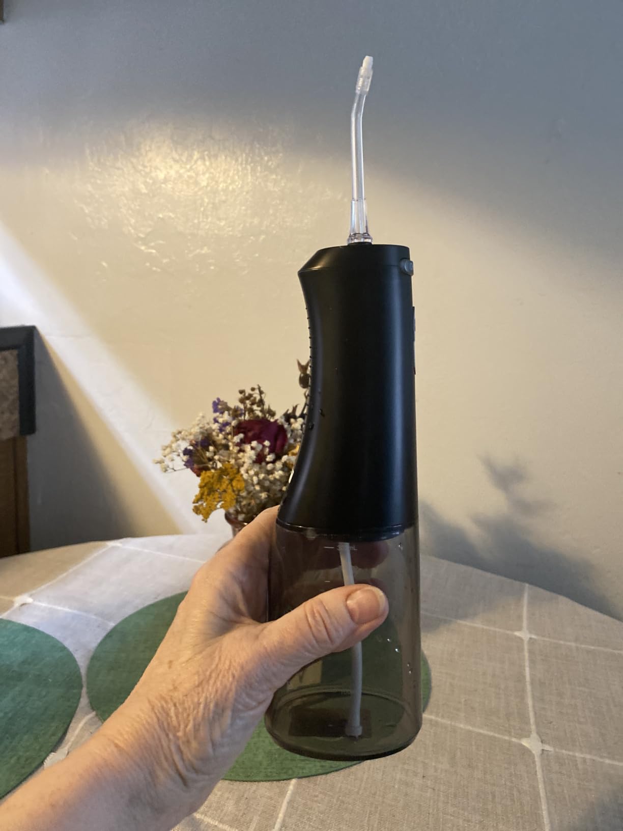 Onlyone Rechargeable Cordless Water Flosser with Adjustable Water Pressure for Daily Oral Care, Power Dental Flosser for Home and Travel Use, Portable Oral Irrigator for Sensitive Gums and Braces Care customer photo 2