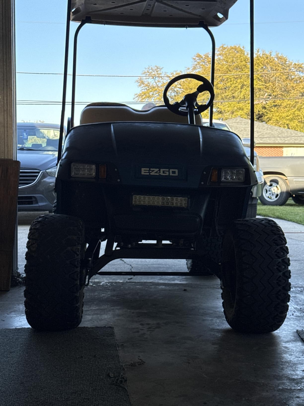 JY PERFORMANCE 6 Inch Drop Axle Lift Kits Compatible with 2001.5-2020 EZGO Golf Cart Electric TXT Models (4 Bolt Pattern) customer photo 1