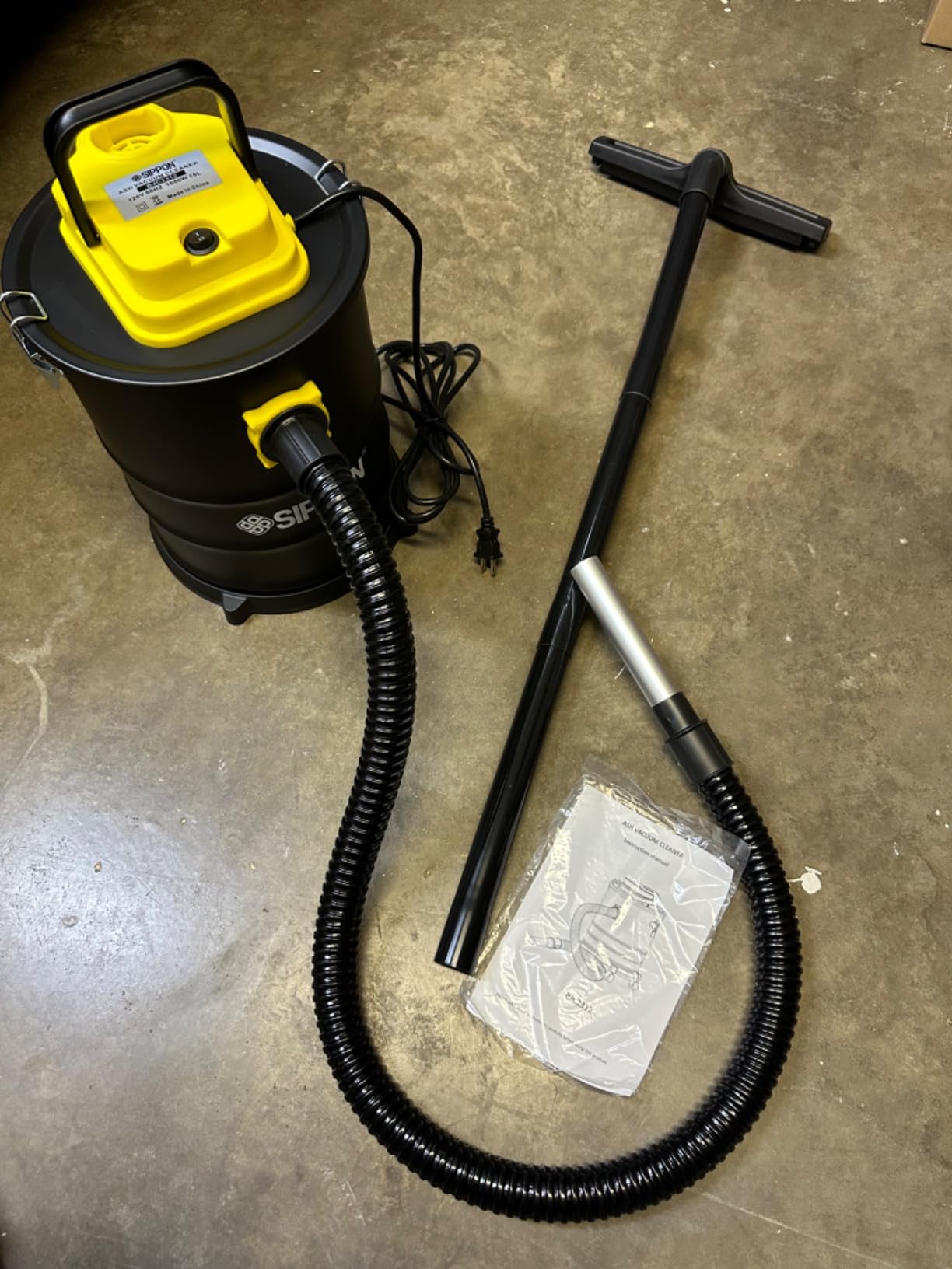 Ash Vacuum Cleaner, Pellet Stove Vacuum Cleaner with Wheeled Base & Blower Function, 800W Powerful Suction 2.6 Gallon All-in-One Ash Vacuum for Fireplaces, Pellet Stoves customer photo 2