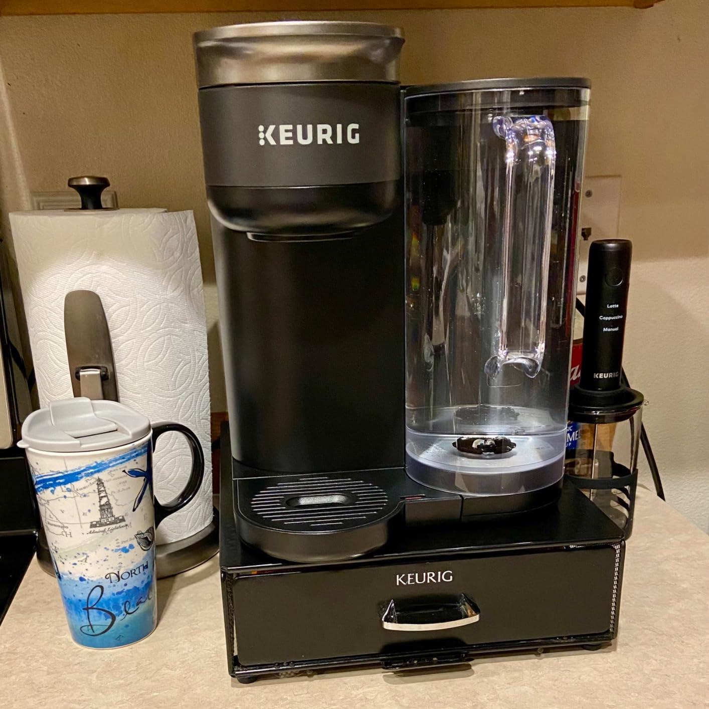 Keurig K-Brew+Chill Iced or Hot Single-Serve K-Cup Coffee Maker with MultiStream and QuickChill Technology, 70oz Removable Reservoir customer photo 1