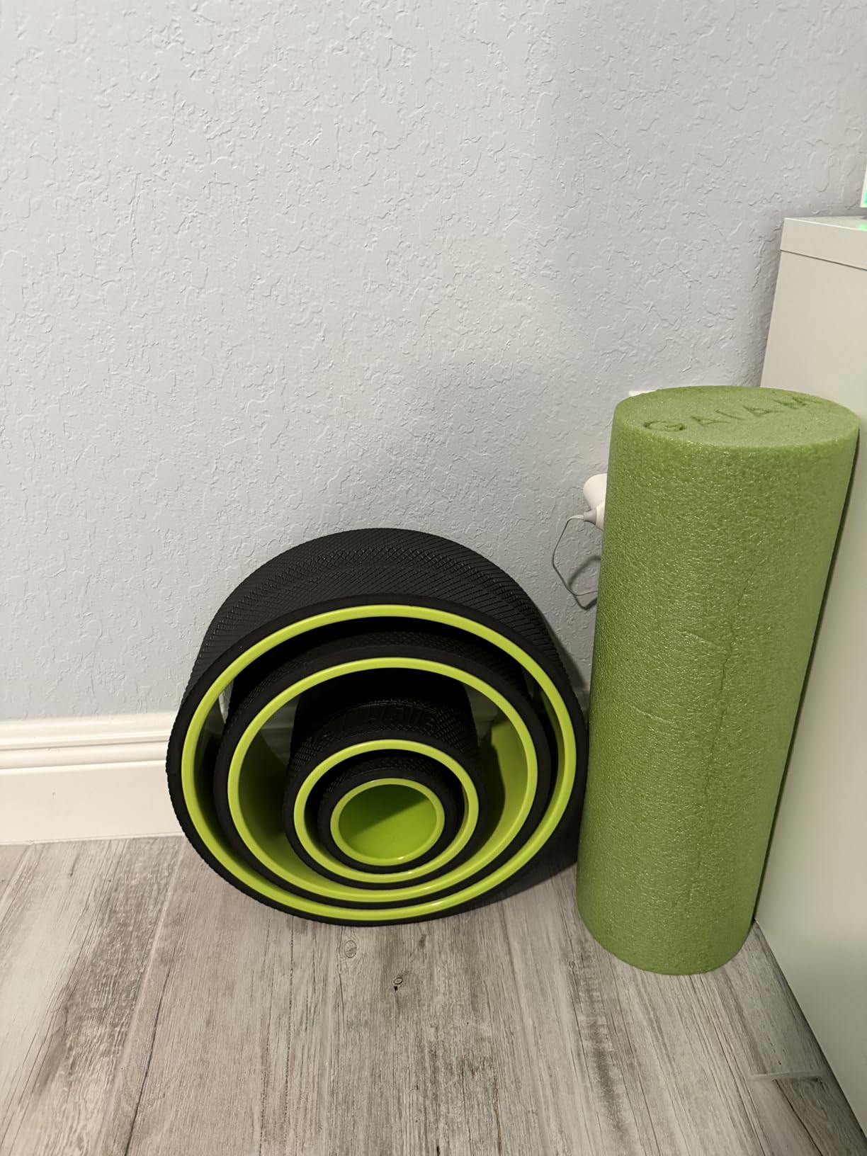 3 Pack Back Roller- Yoga Wheel for Back Pain Relief & Stretching, Back Wheel for Deep Tissue Massage, Foam Roller for Physical Therapy & Exercise customer photo 1