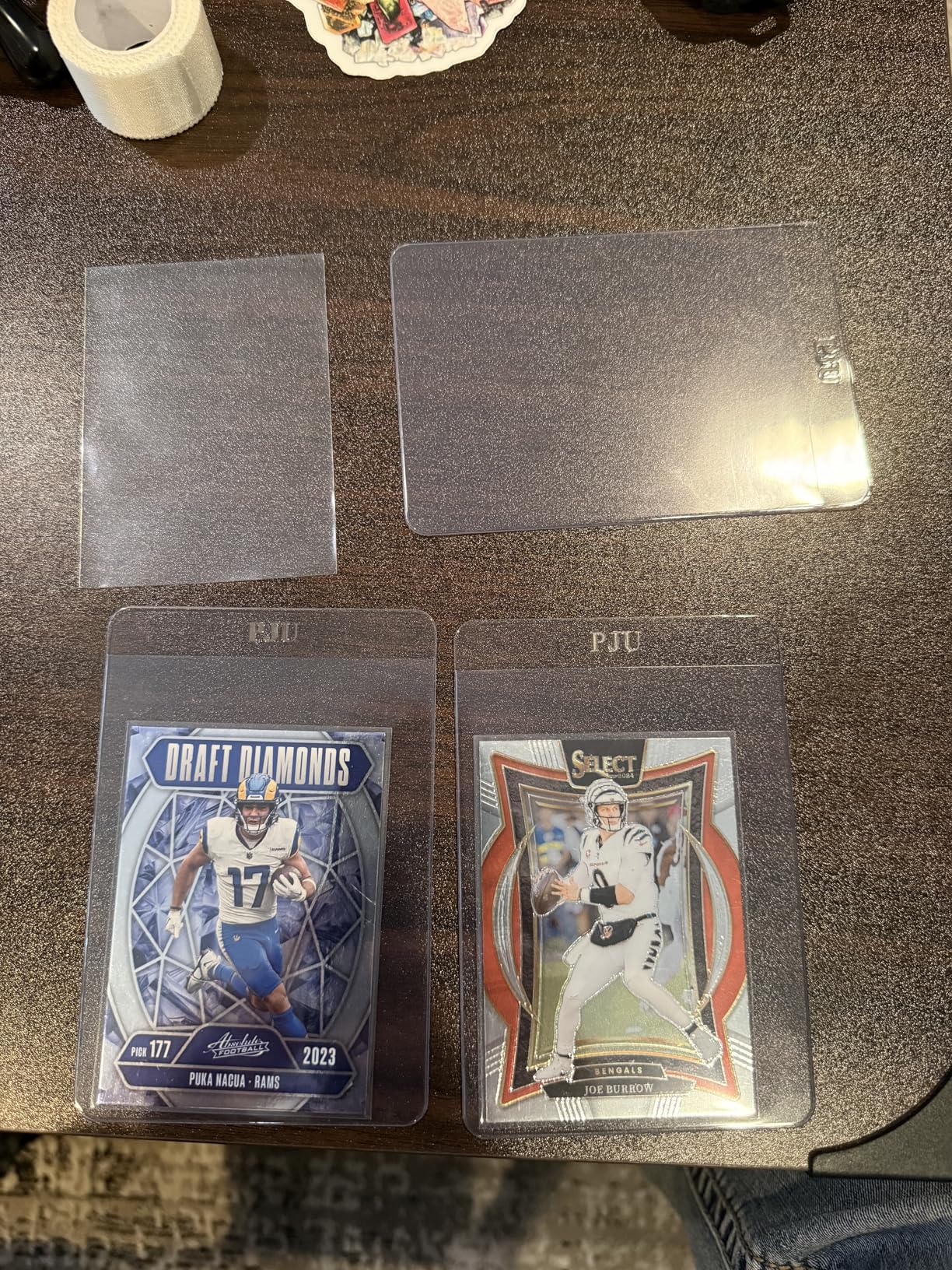 100ct Semi Rigid Card Holders & 100ct Card Sleeves for PSA, SGC, BGS, CSG Graded Card Submissions, Semi Rigid Baseball Cards Sleeves Protectors, PSA Graded Trading Cards Sleeve customer photo 2
