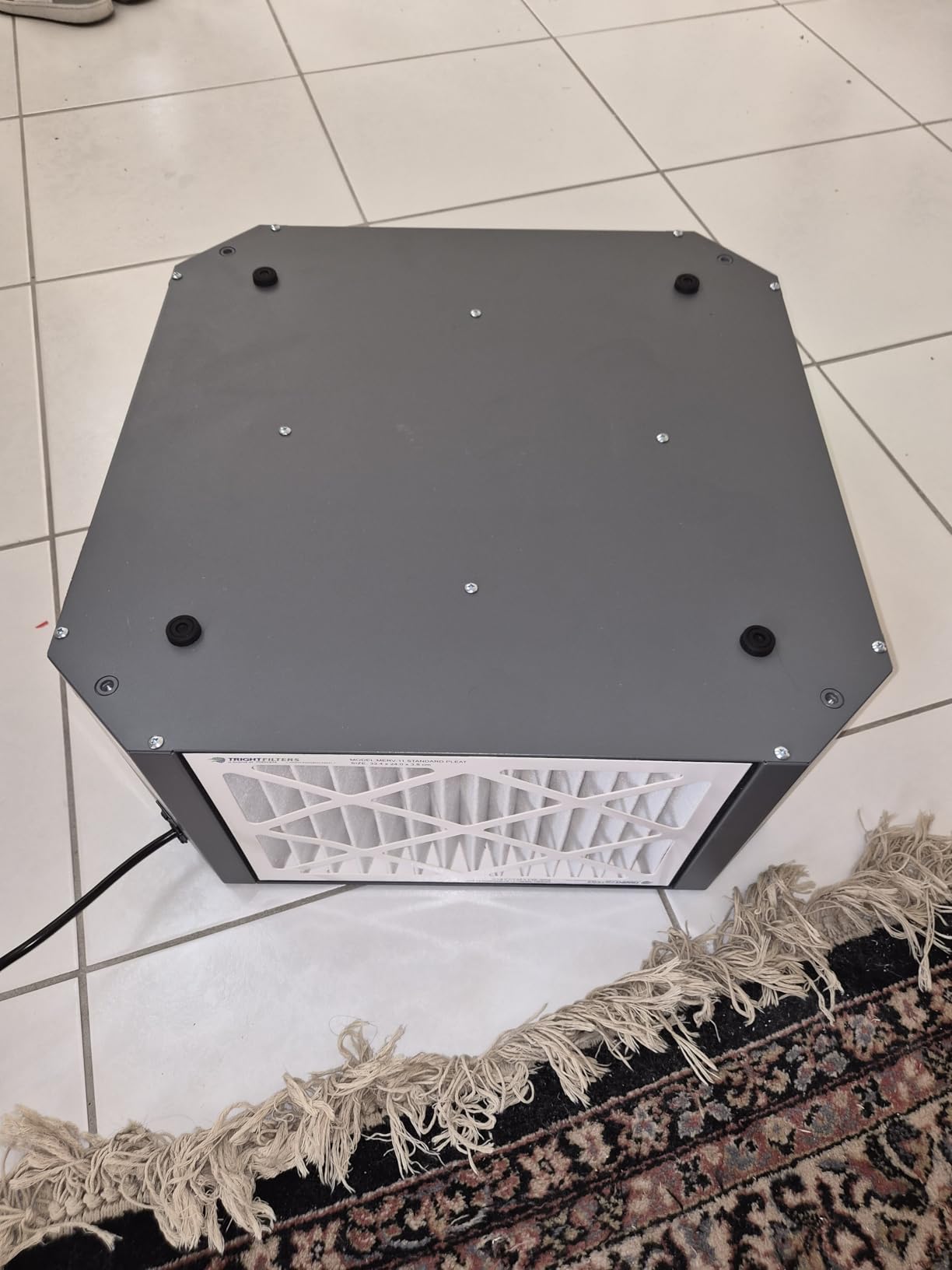 ABESTORM 360 Degree Intake Air Filtration System for Woodworking, 1350 CFM Hanging Dust Collector, Air Filter for Shop Garage WorkShop, DecDust 1350 customer photo 2