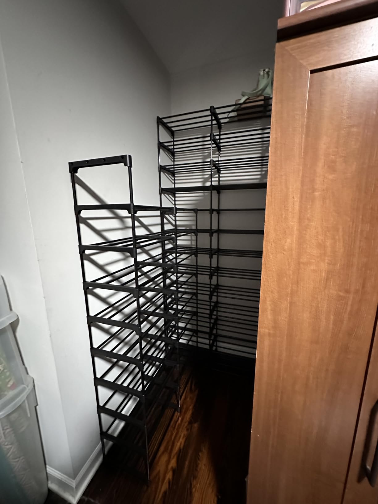 Ekisemio Shoe Rack Large Capacity 72 Pairs Tall Shoe Shelf, 3 Row 12 Tiers Sturdy Metal Shoe Organizer for Entryway, Closet, Bedroom, Black customer photo 2