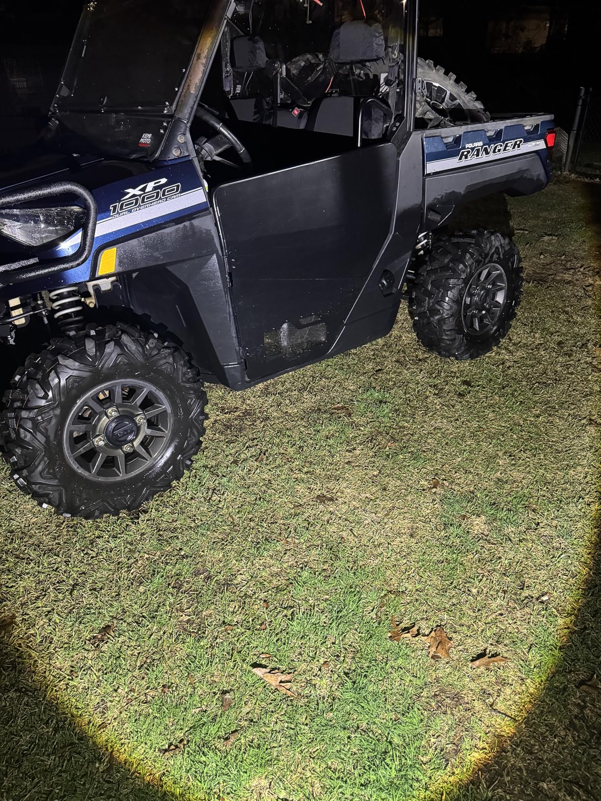 StarknightMT Aluminum Lower Doors with PC Windows Compatible with Polaris Ranger XP 1000 2018-2026, Heavy Duty Metal Half Door Panels Fits 2-Door Models, Matte Black customer photo 2