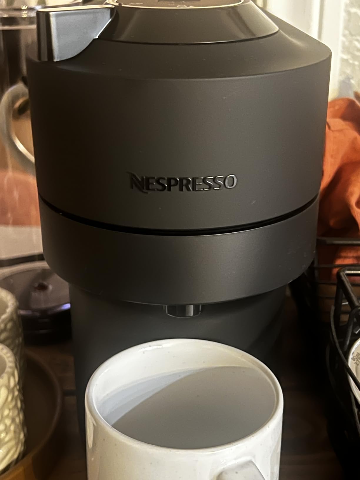 Nespresso Vertuo Pop+ Deluxe Coffee and Espresso Maker by De'Longhi, Black Matte Dark Chrome customer photo 1