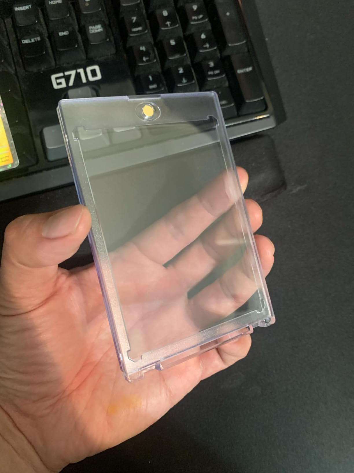 50ct Magnetic Card Holder, 35pt One Touch Card Holder, U-V Protectors Hard Plastic for Trading Cards, Magnet Case, Sports, Game, Football, Baseball customer photo 1
