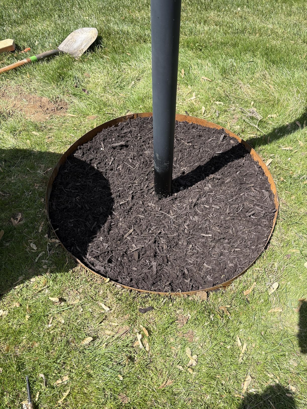 Cor ten Steel Landscape Edging 10 Inch Tall 6 Packs, Pre-Rusted Metal Garden Edging with 6 Clips and a Pair of Gloves, Steel Edging for Landscaping, Garden customer photo 2
