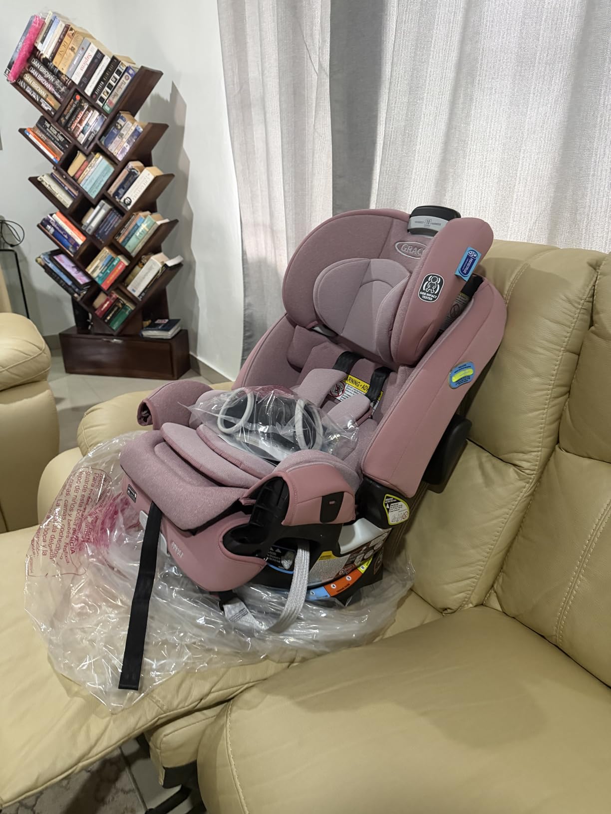 Graco 4Ever DLX 4-in-1 Baby Car Seat, Infant to Toddler Car Seat, 10 Years of Use, Rear-Facing, Forward-Facing, Highback Booster, and Backless Booster Seat Modes, Comfortable and Convenient, Charlie customer photo 1