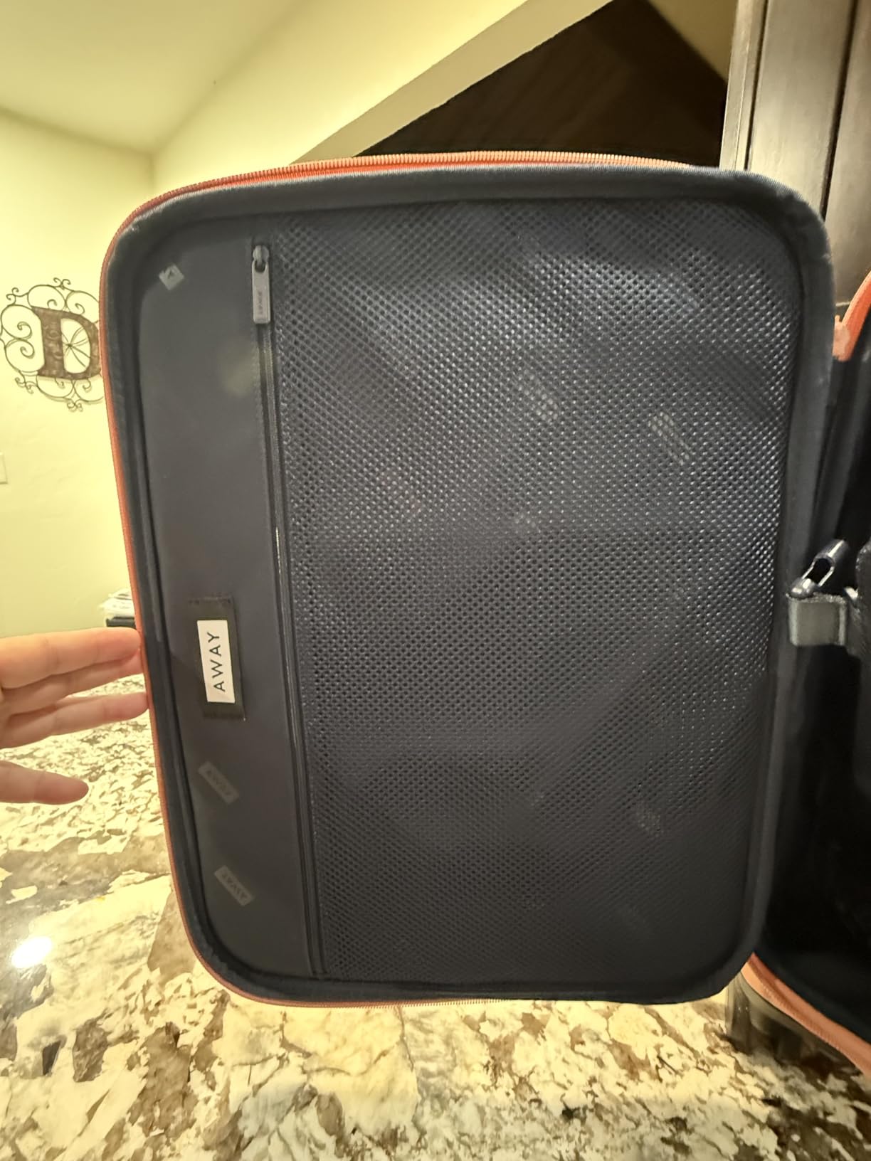 Away Bigger Carry-On Luggage - 23-Inch Lightweight, Expandable Softside Suitcase with 360 Spinner Wheels, Interior Compression System, TSA-Accepted Lock - Cloud Gray customer photo 2