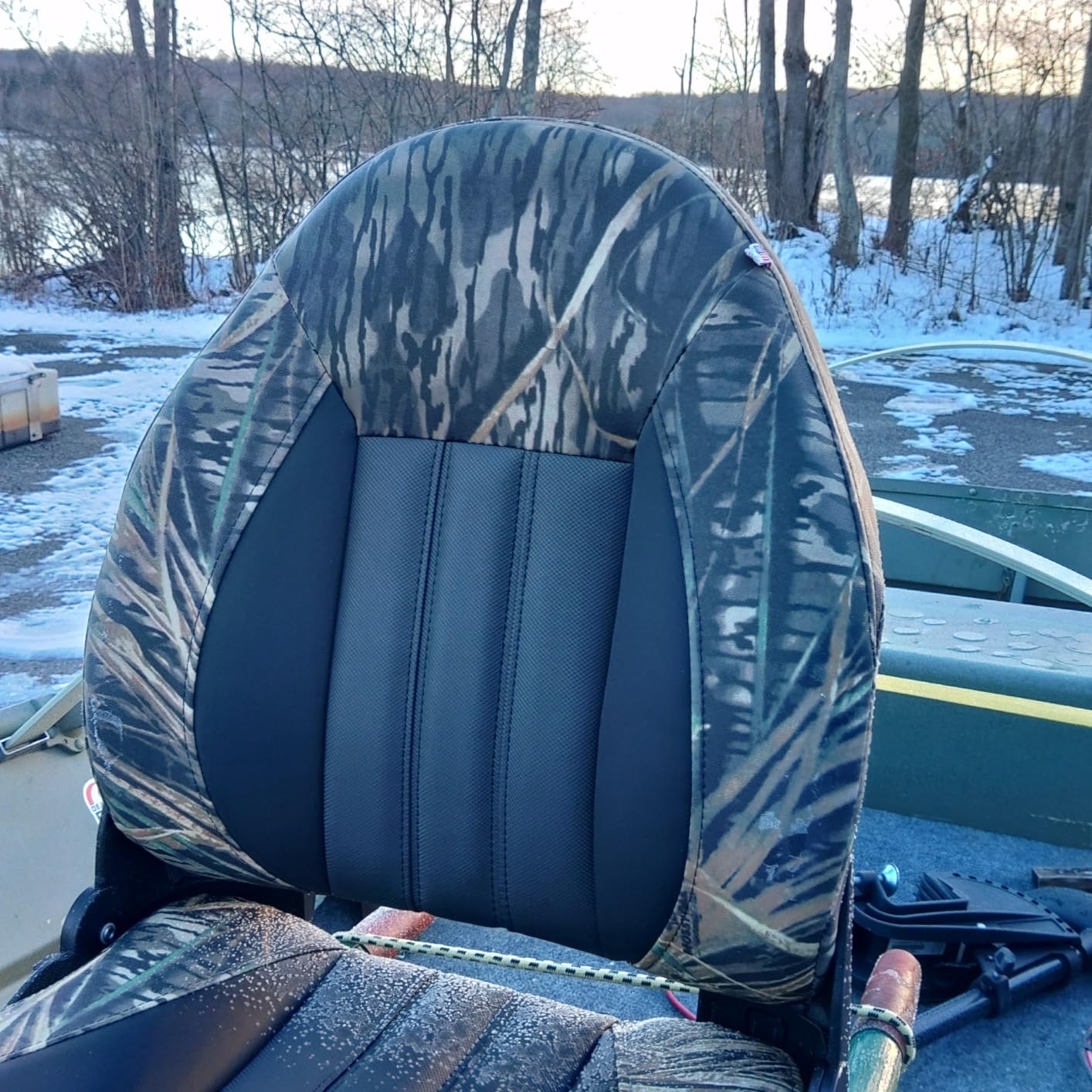 Tempress ProBax Orthopedic Folding High Back Boat Seat (Gray/Black/Carbon/Sterling) customer photo 2