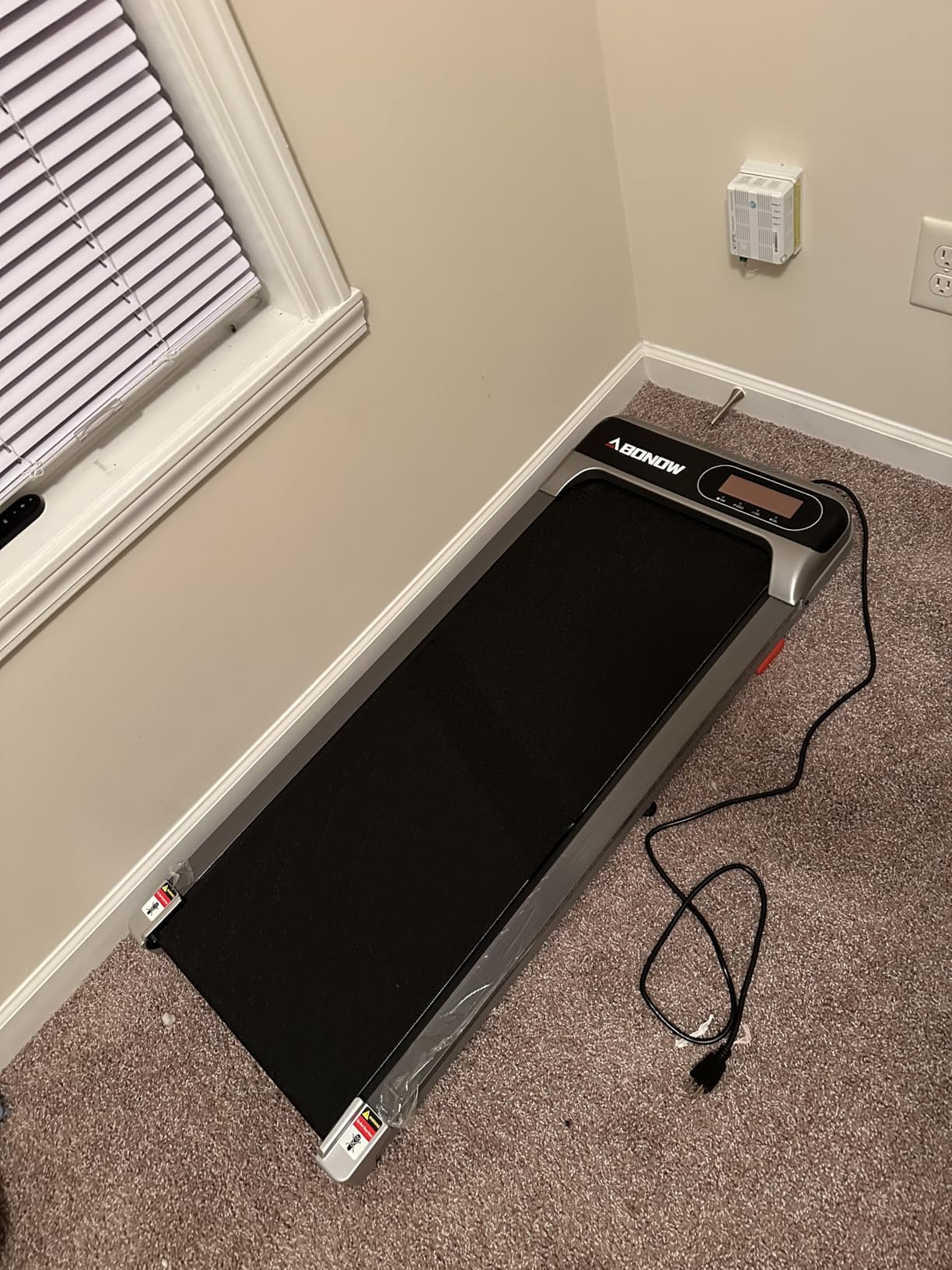 UREVO Strol 2E Smart 2-in-1 Folding Treadmill, Compact Walking Pad with Safety Handle, Plug and Play, Standing Desk Treadmill with Dual LED Display, Smart APP, Walking or Running for Home Office customer photo 2