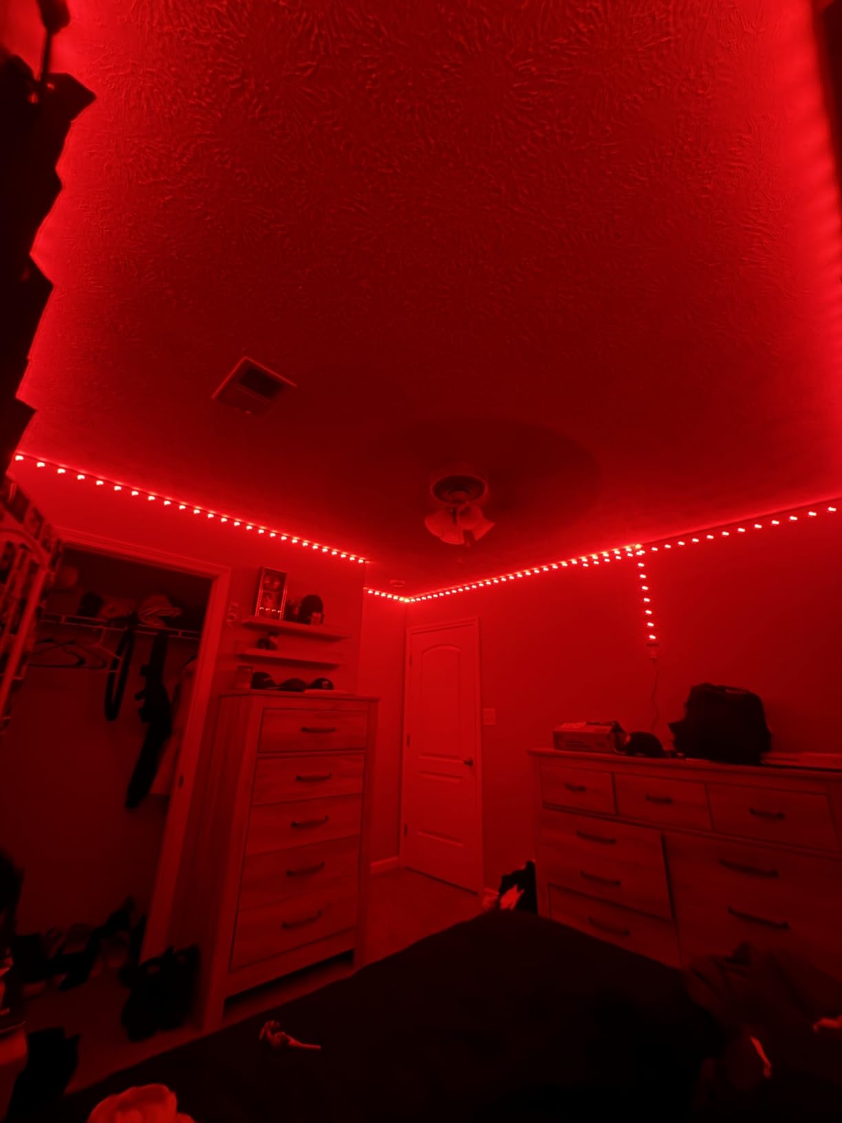 DAYBETTER LED Strip Lights 110ft, Smart Lighting Strips with App Remote Control, RGB Music Sync Color Changing Lights for Bedroom Kitchen Party Home Decor (1 Roll) customer photo 2