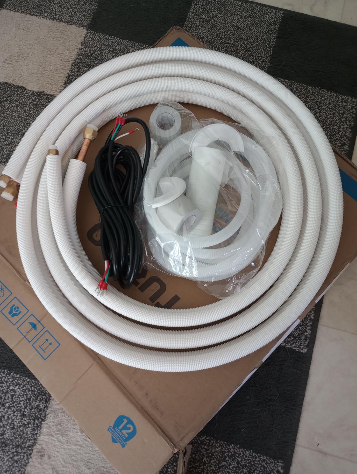 TURBRO 50 Ft. Mini Split Line Set, 1/4