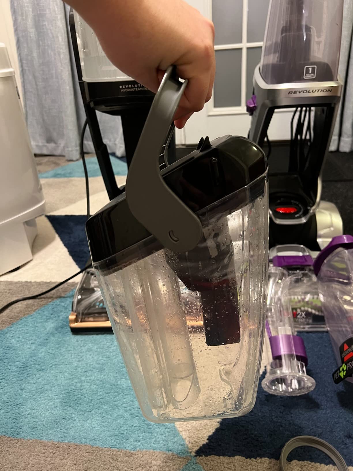 BISSELL Revolution HydroSteam Carpet Cleaner, Upright Deep Cleaner, HydroSteam Technology, 4123 customer photo 1
