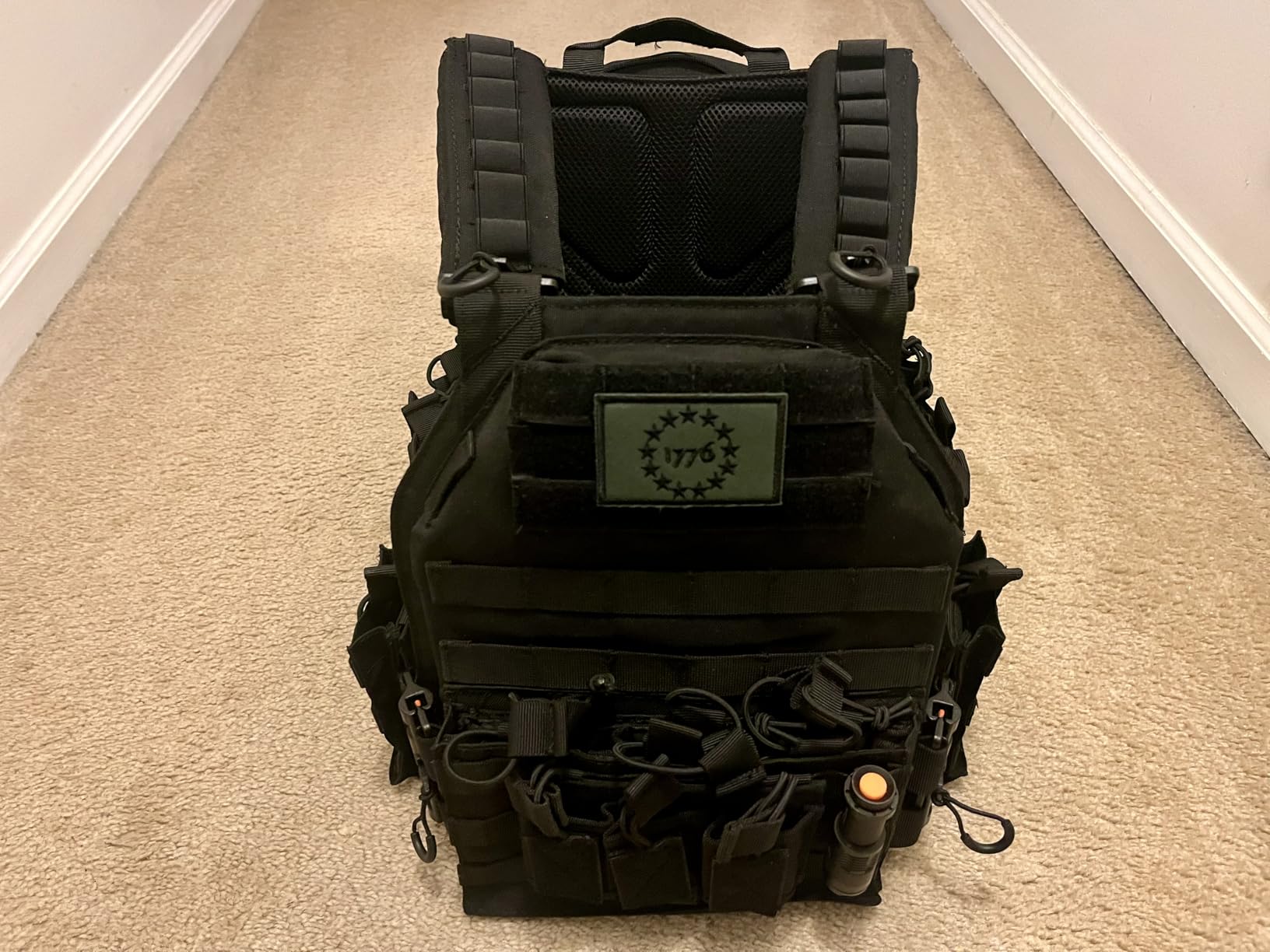 BOMTURN 1000D Tactical Vest for Men Quick Release Modular Vest Adjustable Vest Outdoor customer photo 1