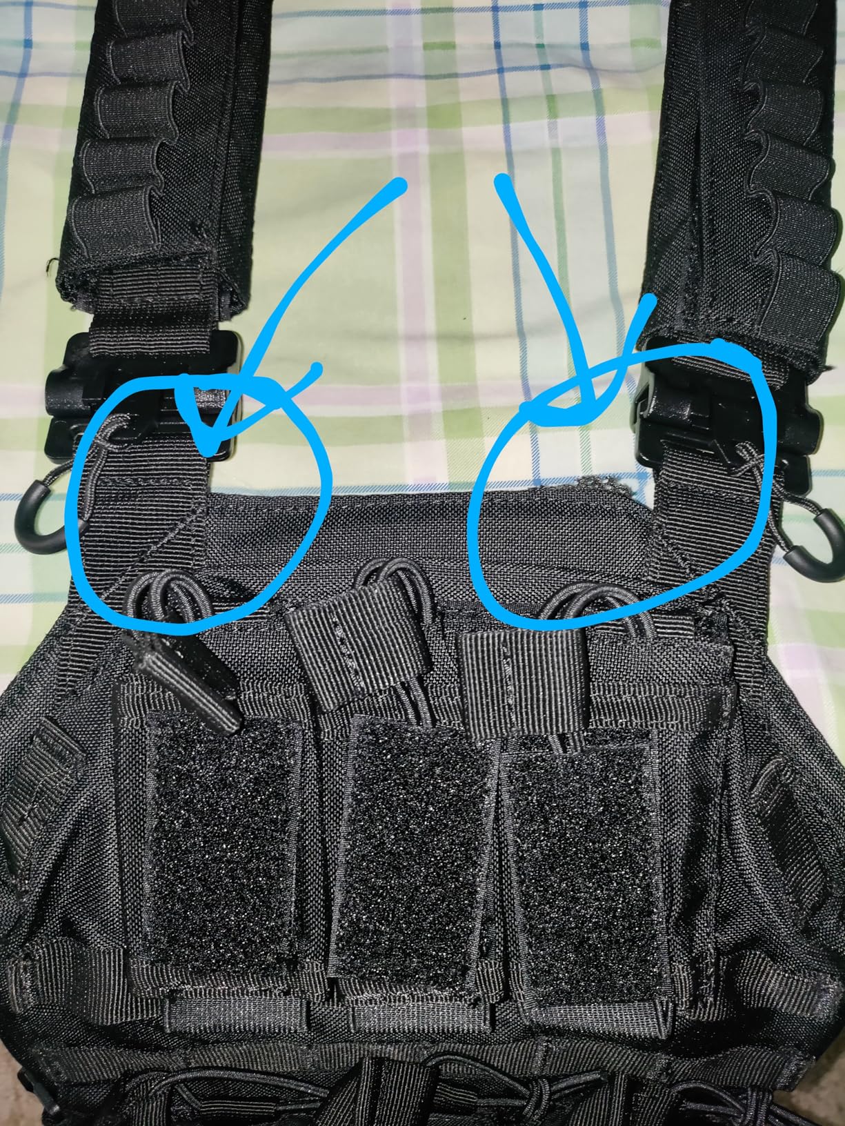 BOMTURN 1000D Tactical Vest for Men Quick Release Modular Vest Adjustable Vest Outdoor customer photo 2