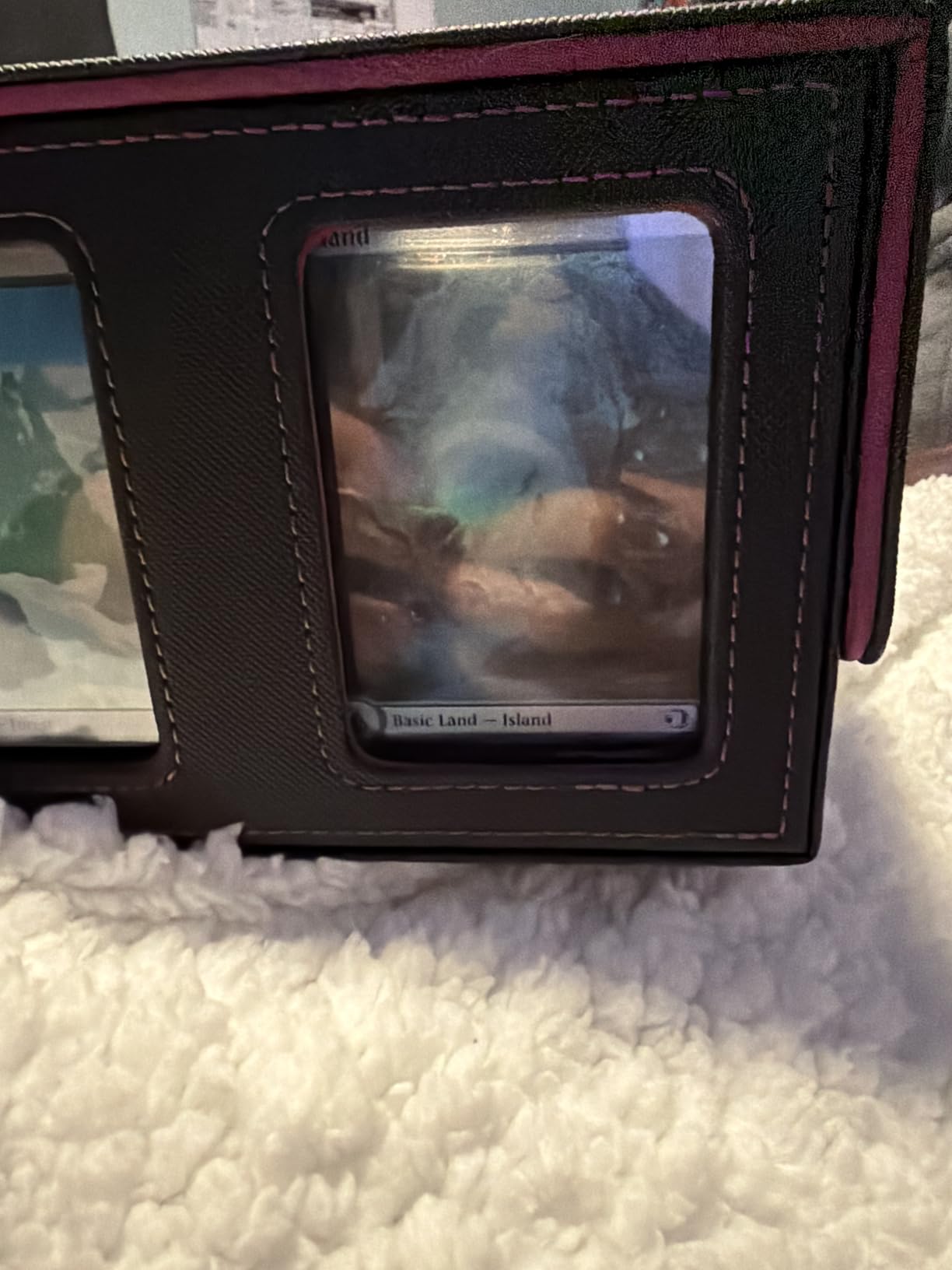 Kabinka Trading Card Storage Box with Commander Display, 5-Row Deck Case with Removable Lid; 3900+ Card Organizer for MTG TCG PTCG Sports Card, Top Loaders Storage Box (Black) customer photo 1