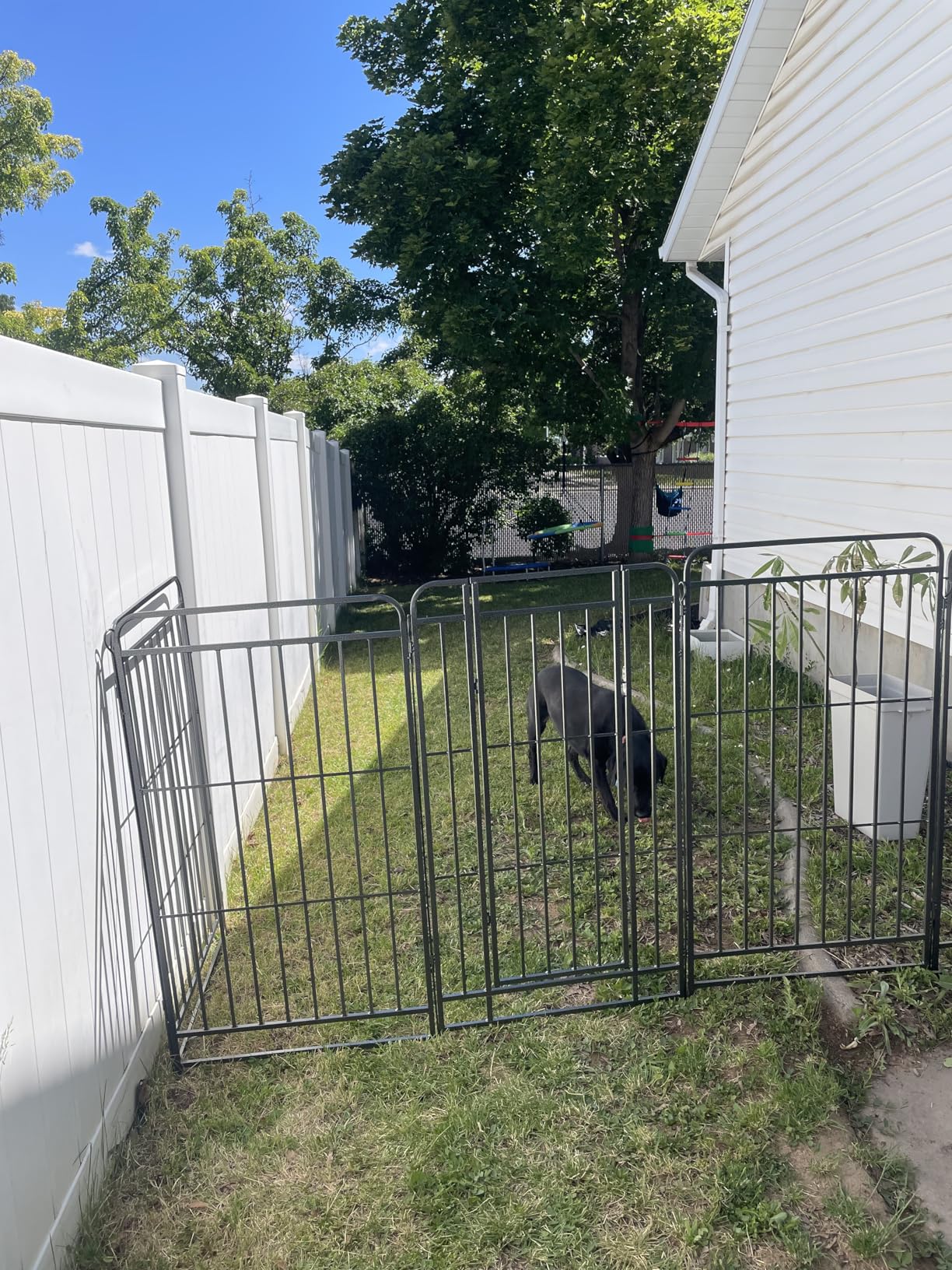 Kfvigoho Heavy Duty Dog Playpen: 12 Steel Panels 47