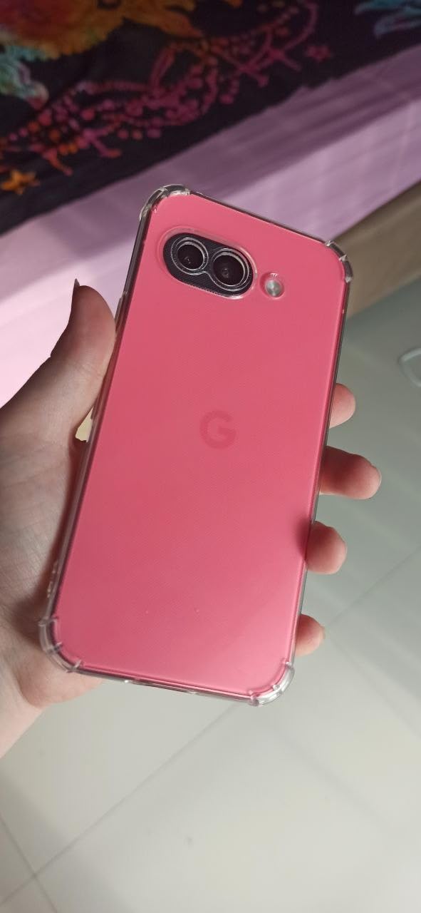 Pixel 9a with Gemini - Unlocked Android Smartphone with Incredible Camera and AI Photo Editing, All-Day Battery, and Powerful Security - Porcelain - 128 GB customer photo 2