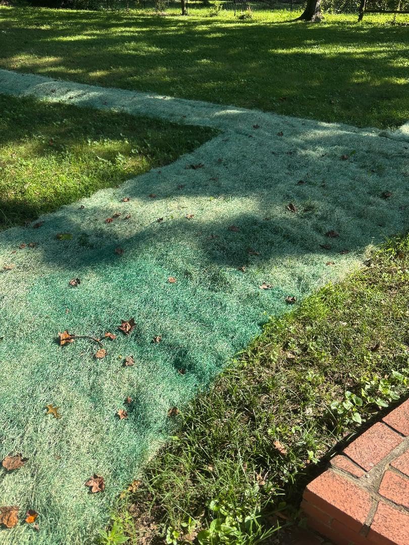 Farm Plastic Supply - American Excelsior QuickGrass Pro - Green Erosion Control Blanket Landscape Roll, Erosion Control Blanket (8' x 112.5') customer photo 2