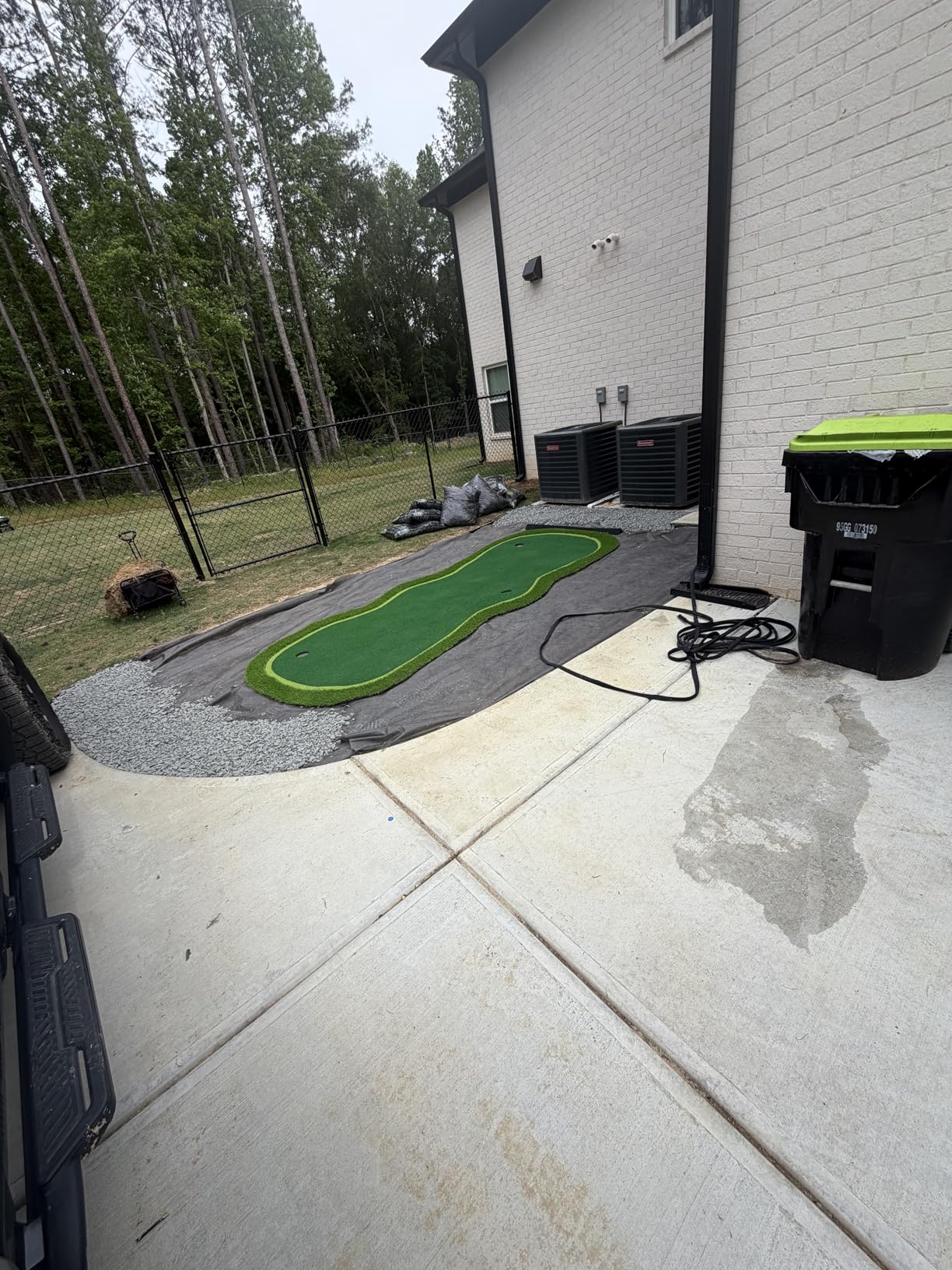 Golf Putting Green Mat, Professional Large Putting Mat with Movable Cup/Slope Pad for Indoor & Outdoor customer photo 2