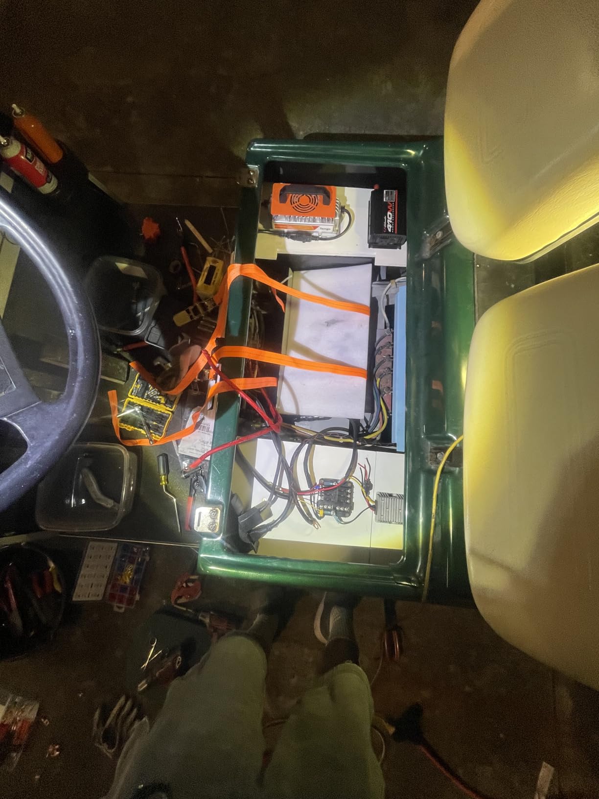 TEMGO 36V (38.4V) 100Ah LiFePO4 Lithium Golf Cart Battery, Complete Upgrade Kit with Charger, LCD Display & App, Built-in 200A BMS, Max 7.68kW Power Output (36V 100Ah) customer photo 2