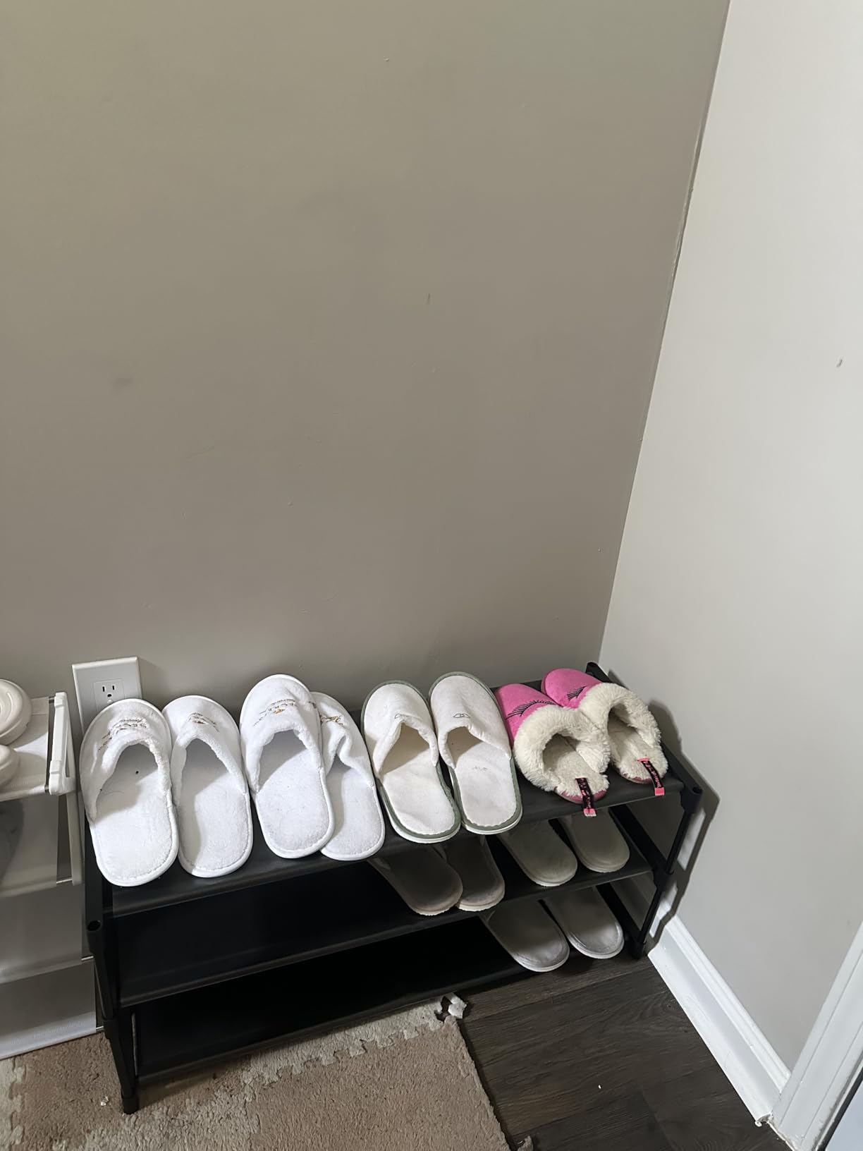 Kitsure Shoe Rack for Closet - 10-Tier Shoe Organizer with Hook Rack, Large-Capacity & Space-Saving Shoe Shelf for Entryway, Bedroom, Living Room, 32.2
